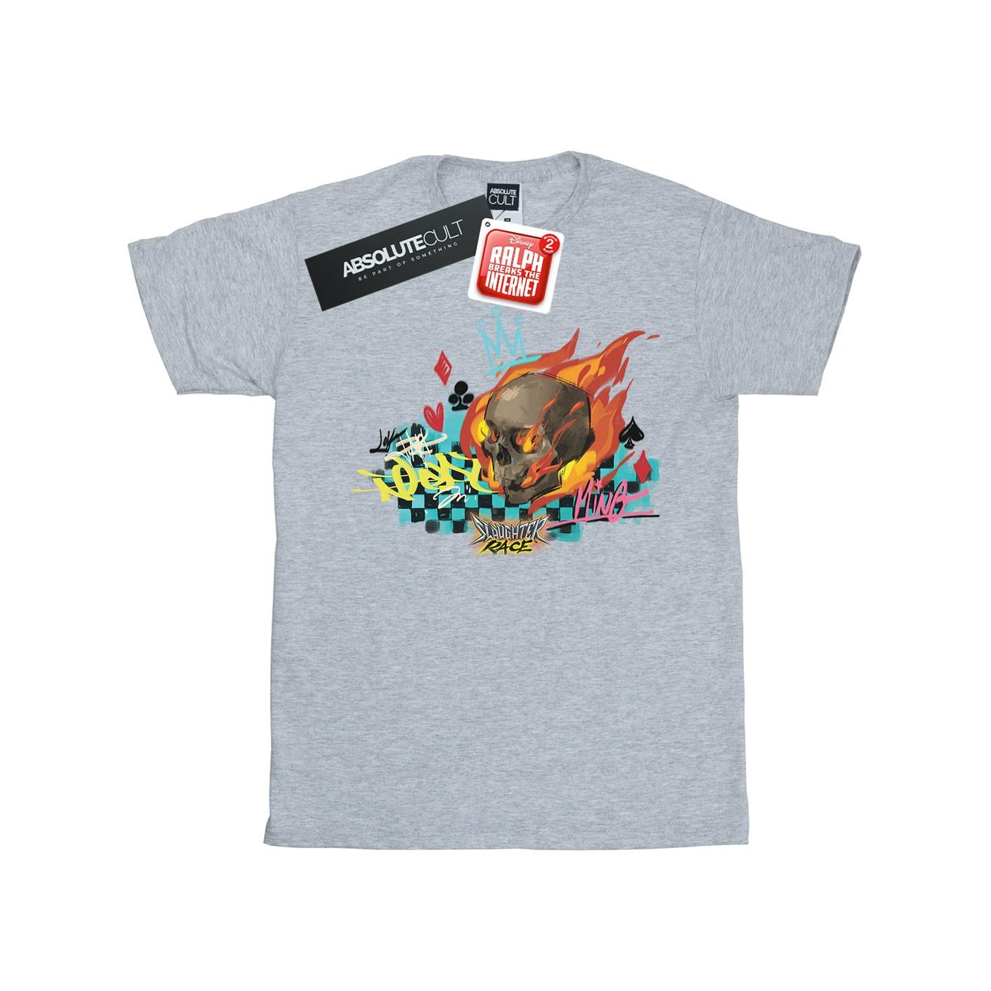 Li-cense Disney heren wreck it ralph race schedel t-shirt