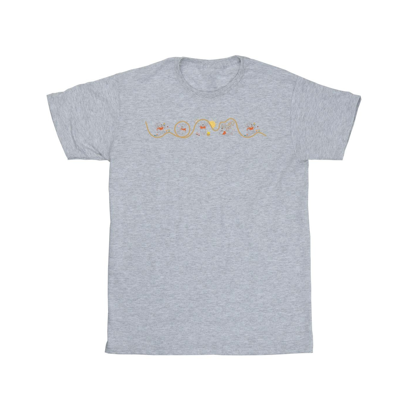 Li-cense Disney heren winnie de poeh tijgerlijn t-shirt