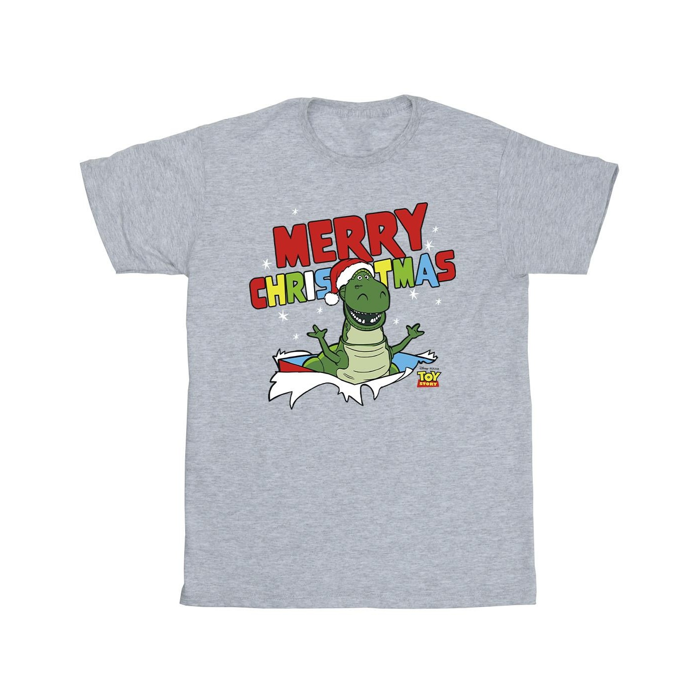 Li-cense Disney jongens toy story rex kerstmis burst t-shirt