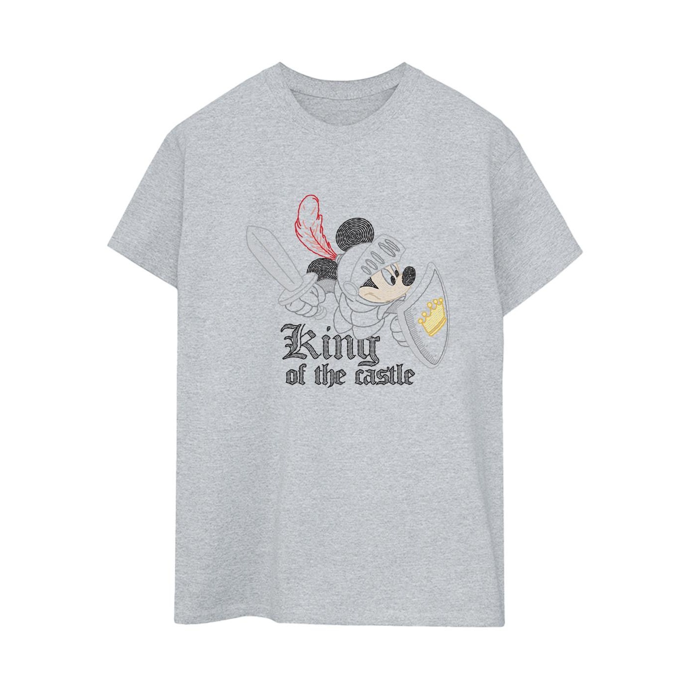 Li-cense Disney dames mickey mouse king of the castle katoenen vriend t-shirt