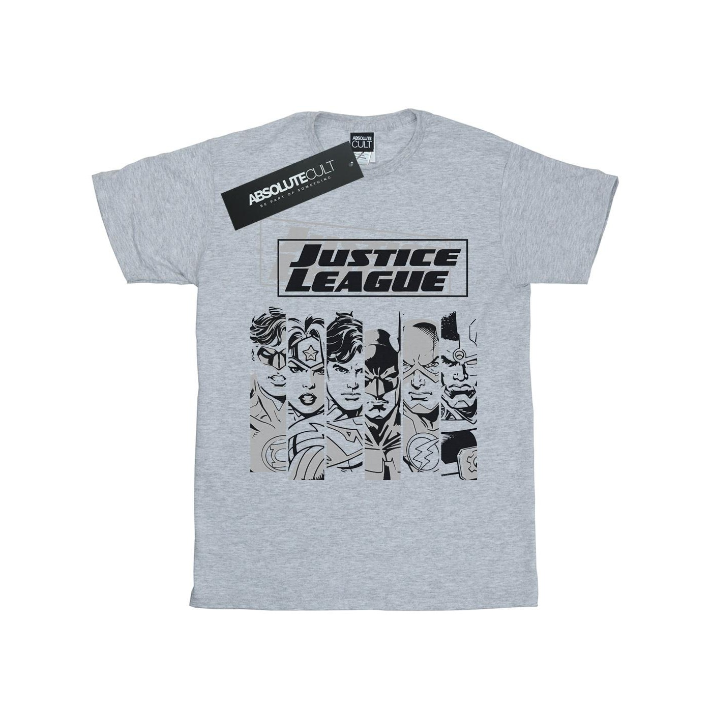 Li-cense Dc comics jongens justice league strepen t-shirt