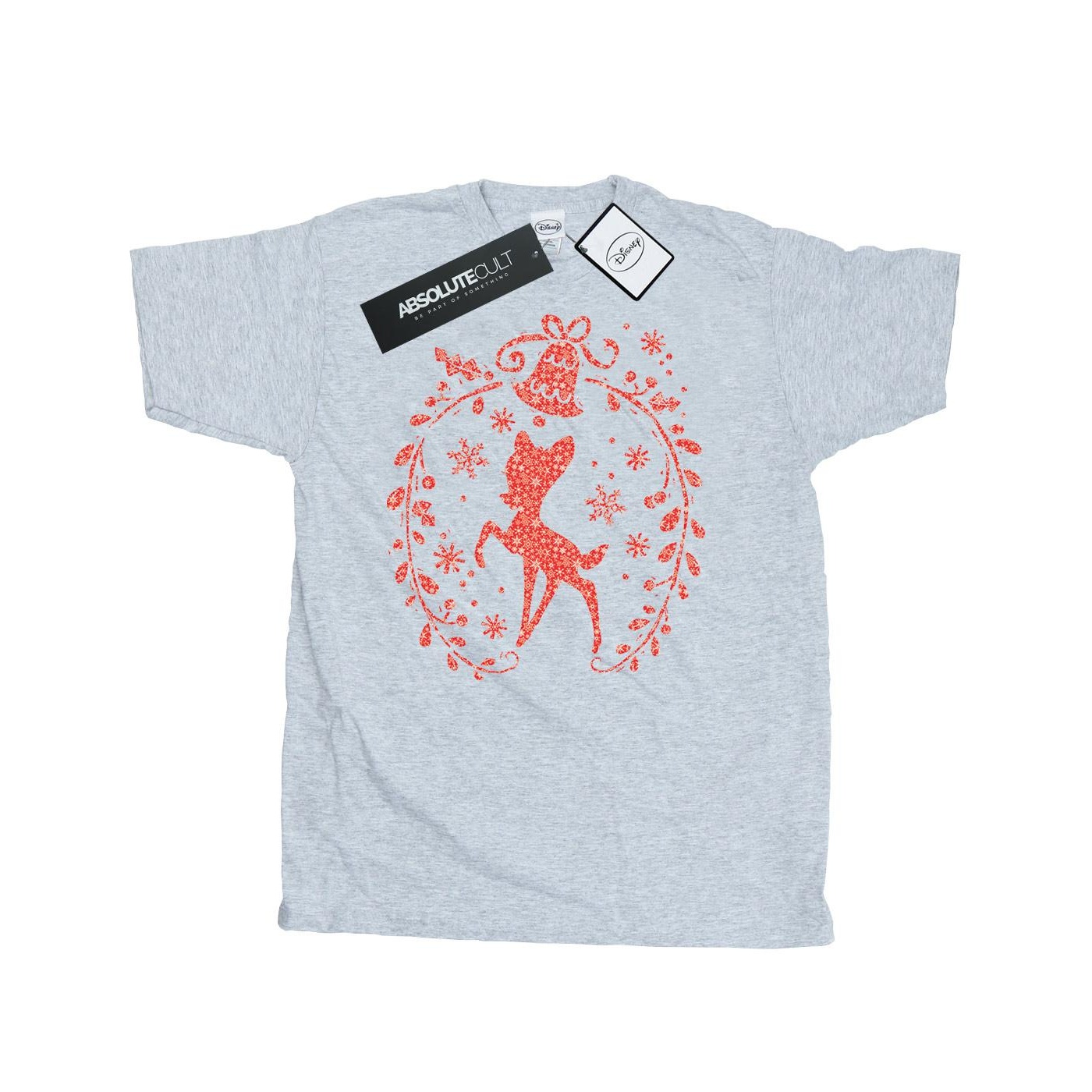 Li-cense Disney dames bambi kerstkrans katoenen vriendje t-shirt
