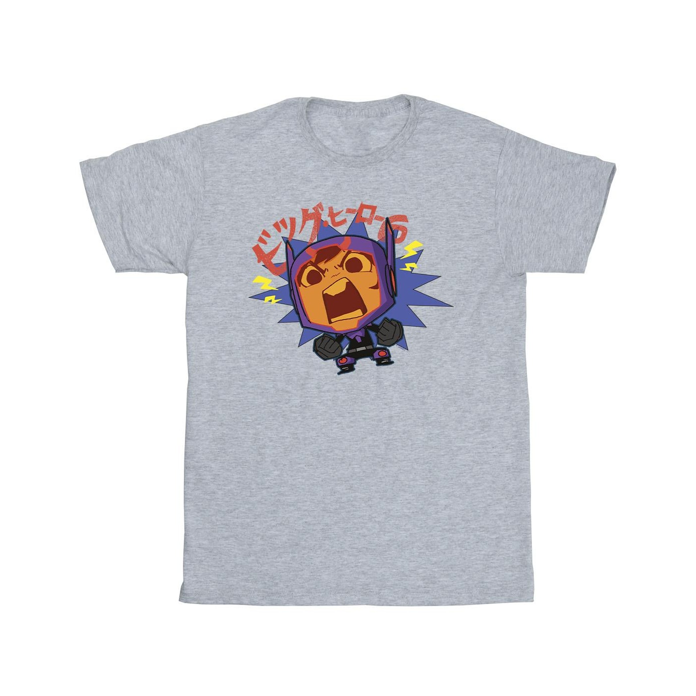 Li-cense Disney heren big hero 6 baymax hiro boos manga t-shirt