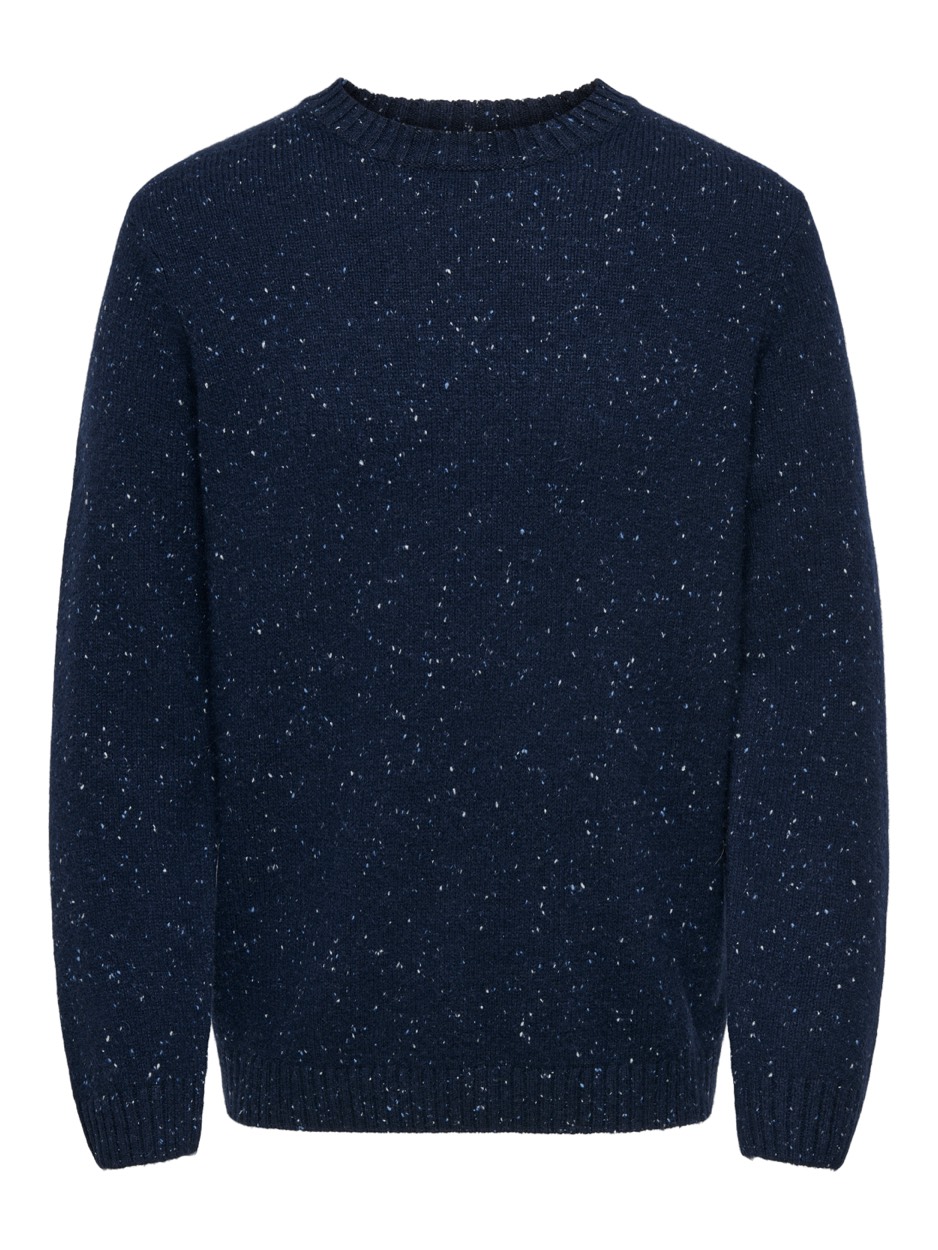 Only & Sons Onsricky reg 9 nap crew knit dessin