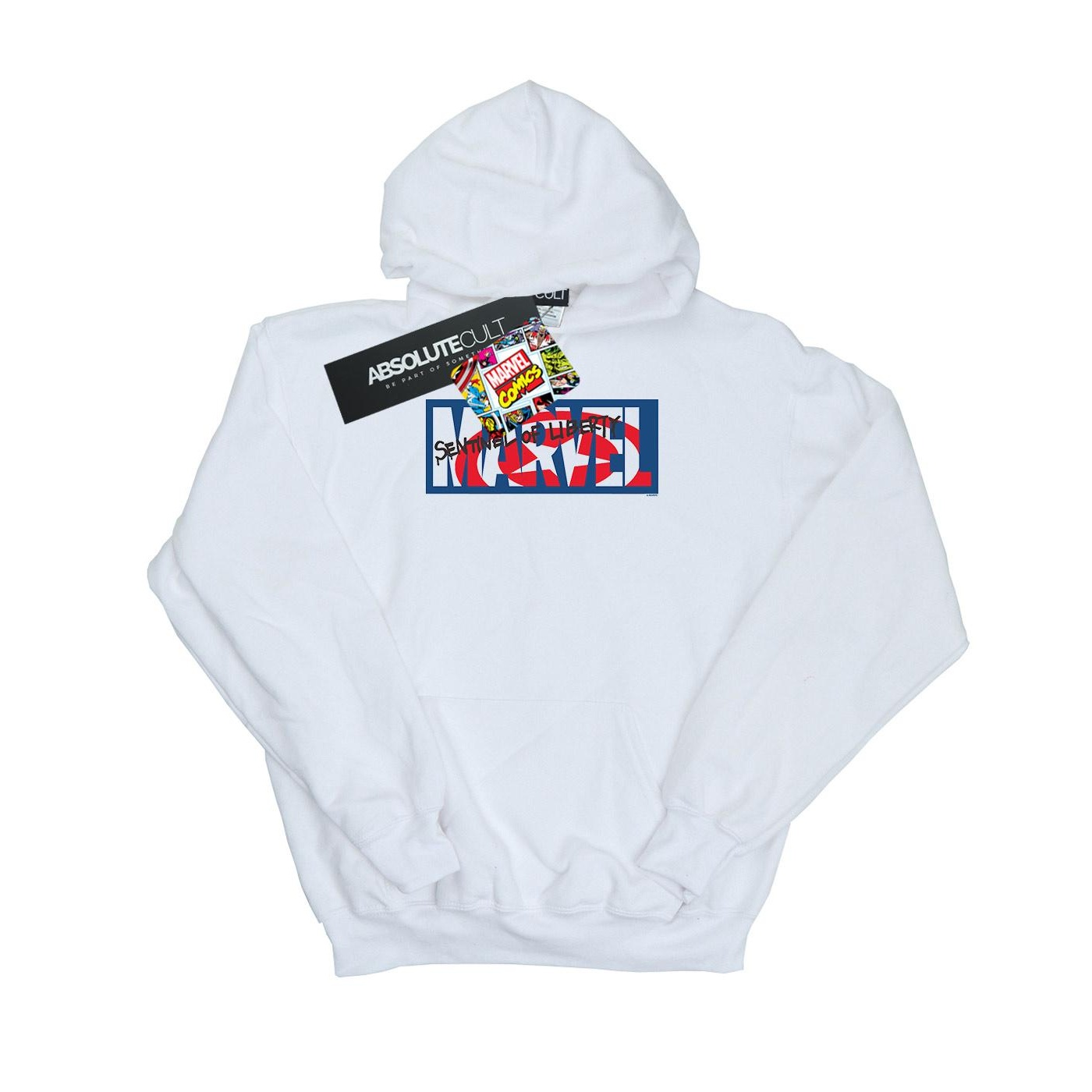 Li-cense Marvel comics jongens sentinel of liberty logo hoodie