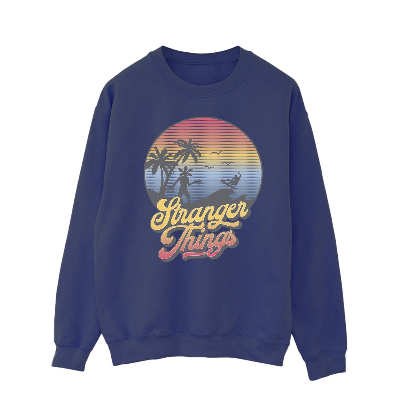 Li-cense Netflix heren stranger things la kleurverloop sweatshirt