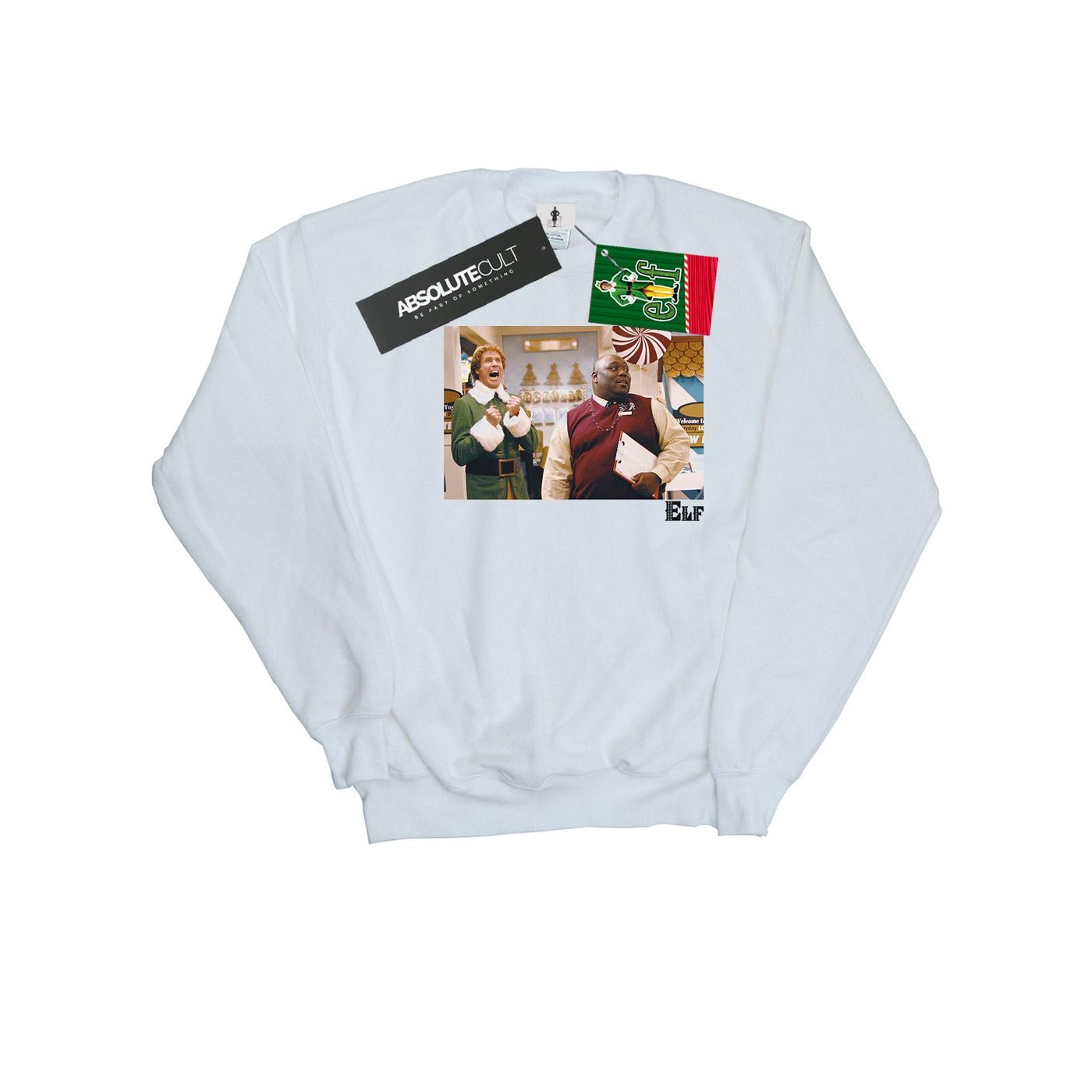 Li-cense Elf heren kerstwinkel cheer sweatshirt