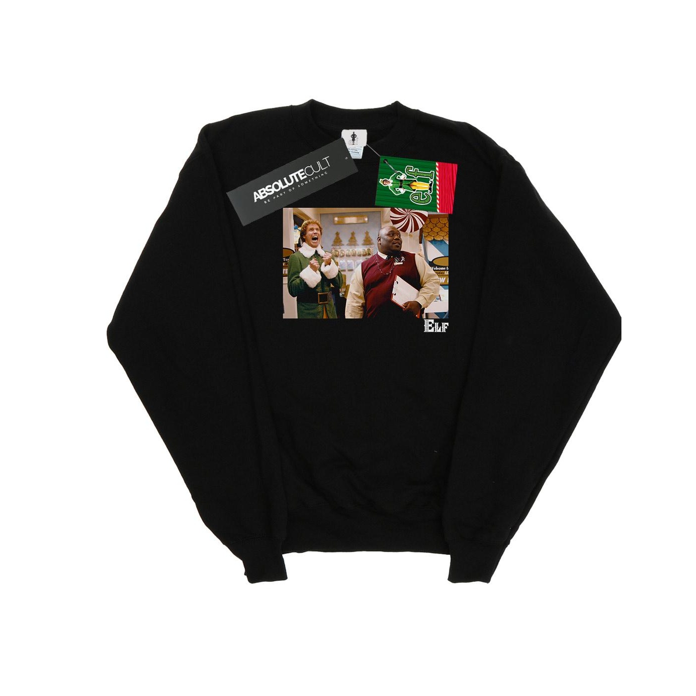 Li-cense Elf heren kerstwinkel cheer sweatshirt
