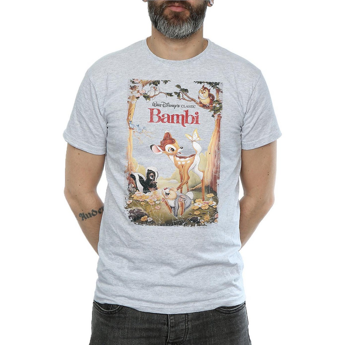 Li-cense Bambi heren retro poster t-shirt