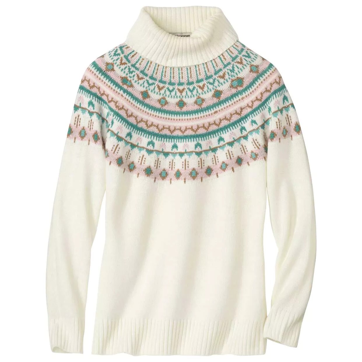 Atlas for Women Gebreide rolhals trui voor dames