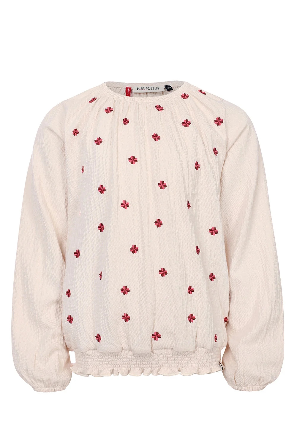 Looxs Revolution Zomer top meisjes jersey embroidery milkshake