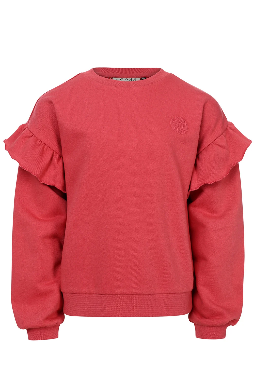 Looxs Revolution Zomer sweater meisjes ruffel punch