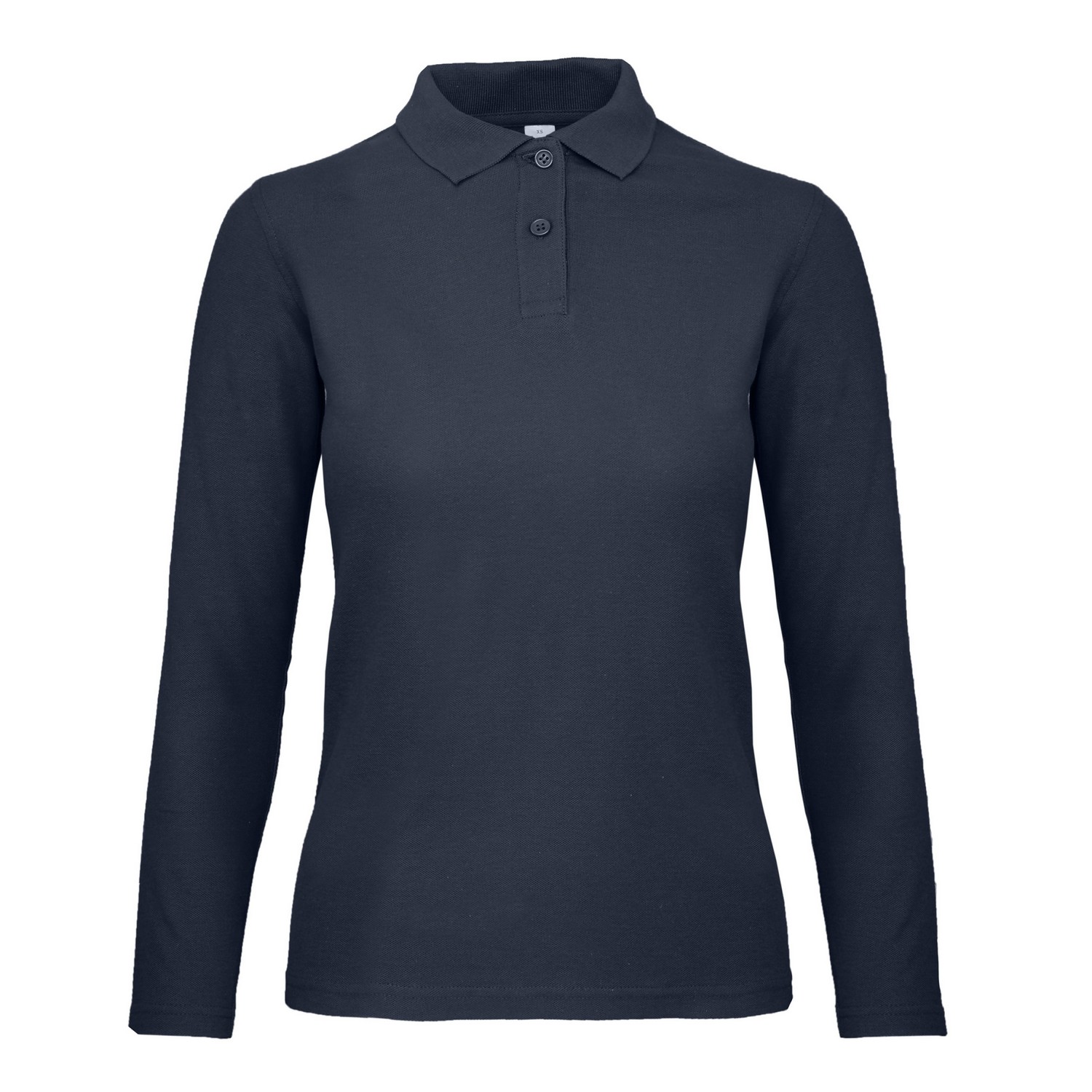 B and C Dames id.001 poloshirt met lange mouwen