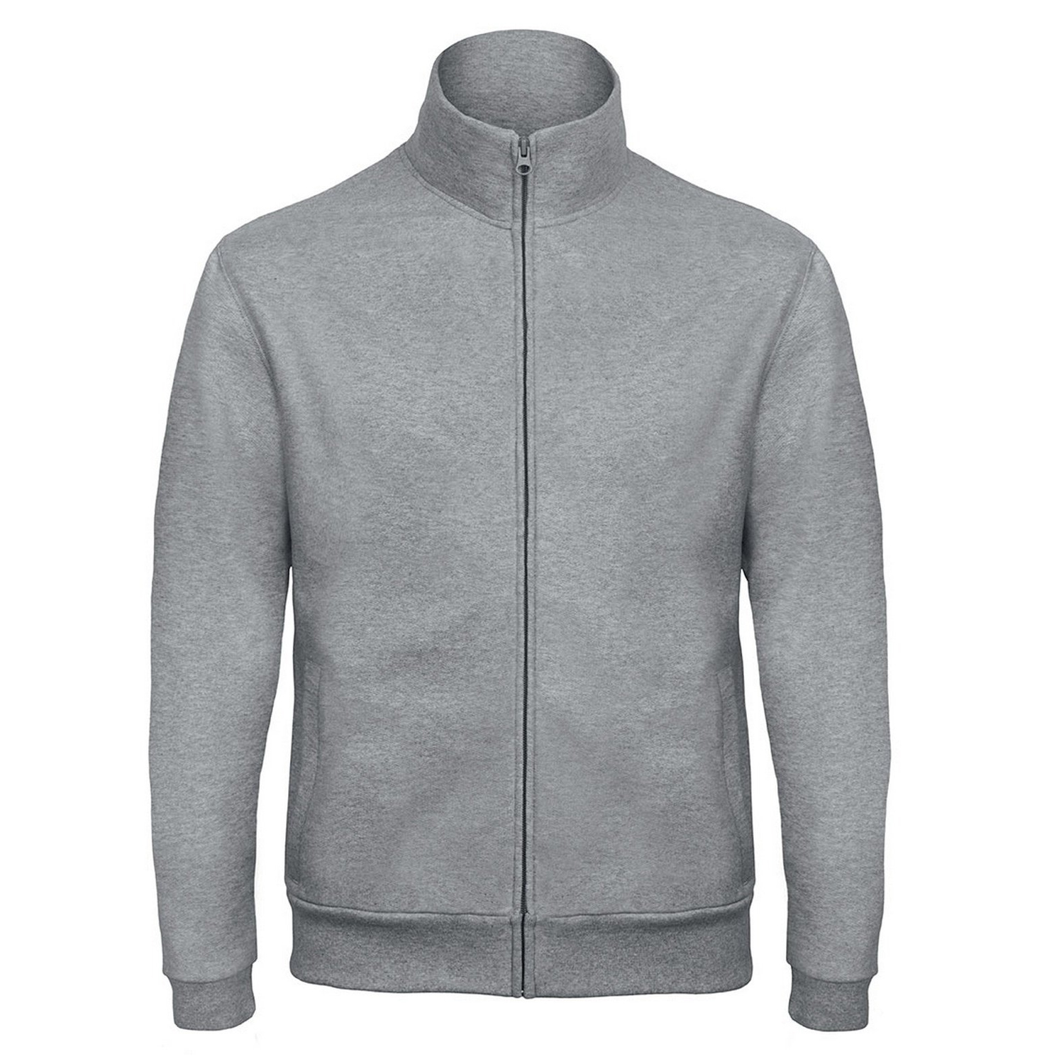 B and C Unisex adult id.206 50/50 full zip sweat jacket