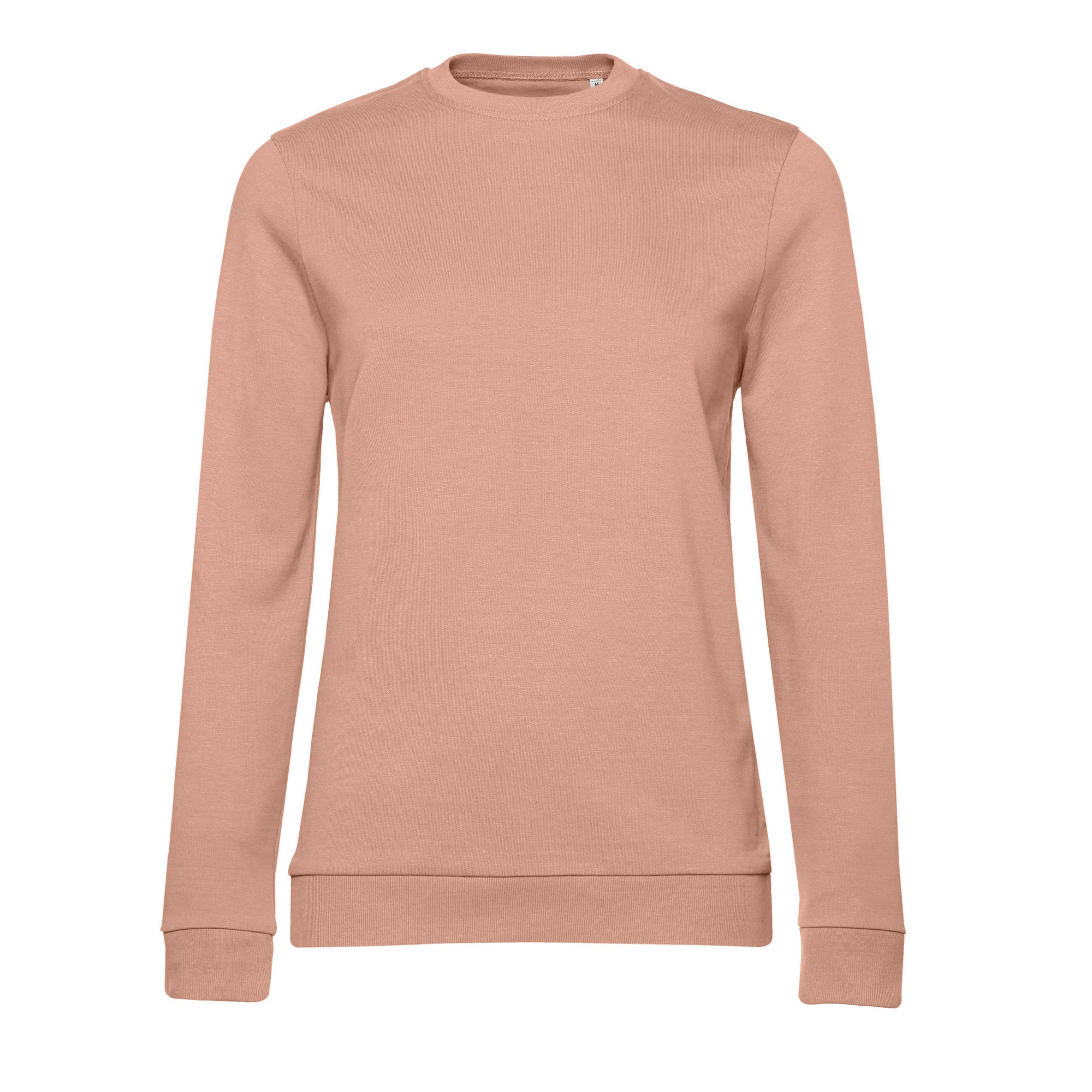 B and C Dames frans terry sweatshirt met inzetstuk