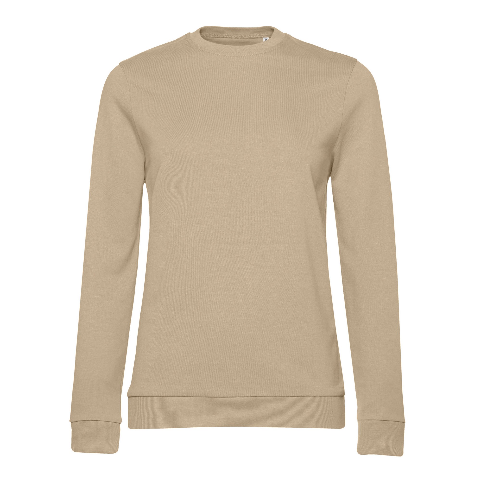 B and C Dames frans terry sweatshirt met inzetstuk