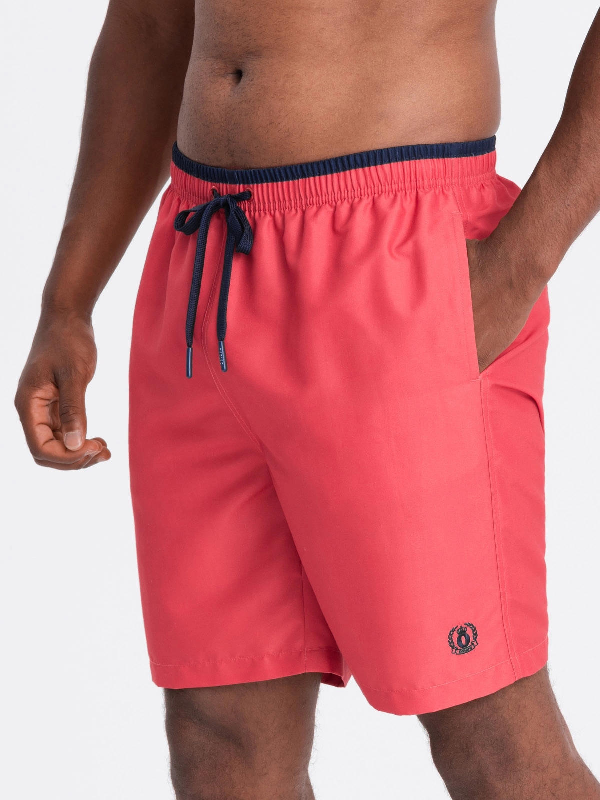 Ombre Zwembroek heren coral 0141c