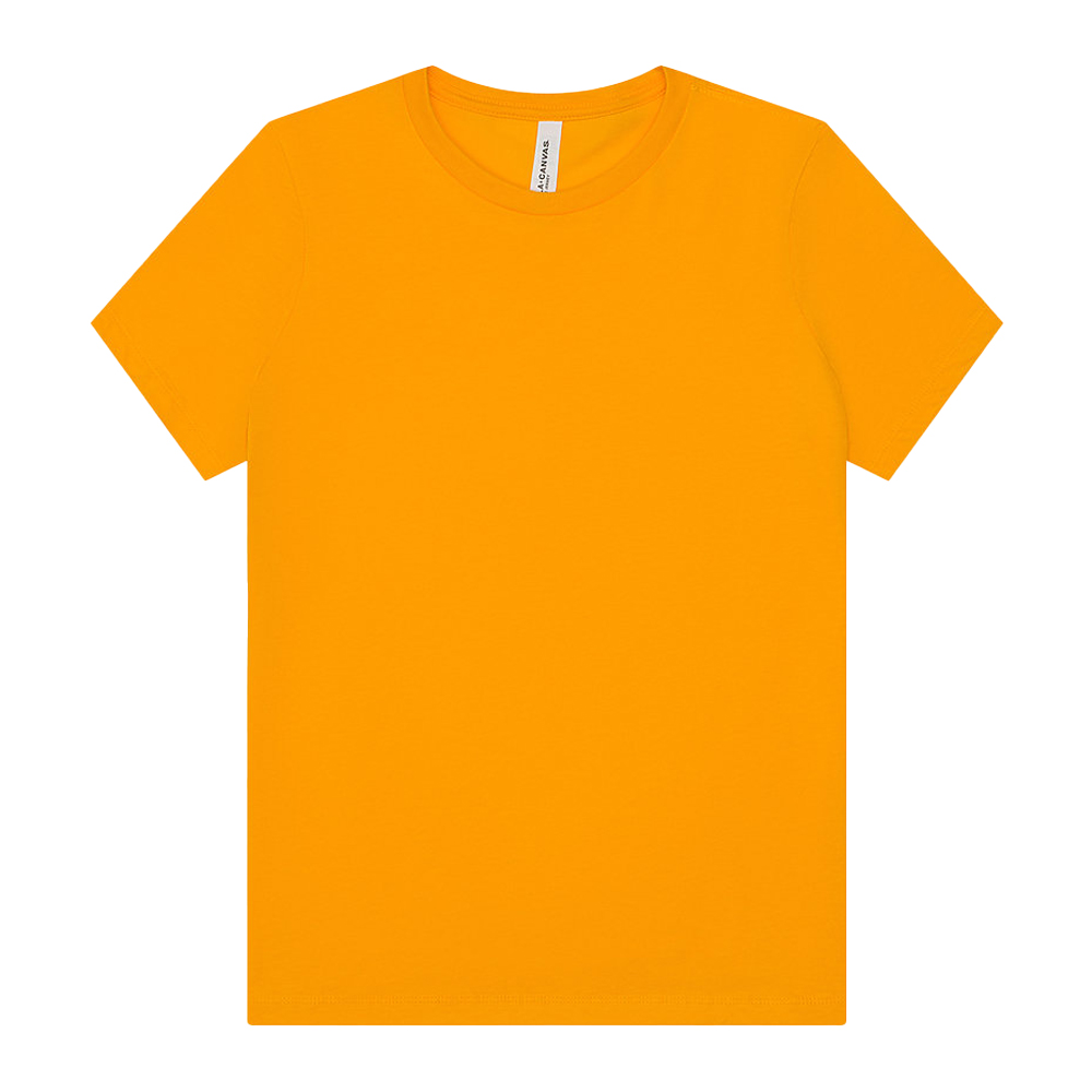 Bella + Canvas Dames jersey relaxed fit t-shirt met korte mouwen