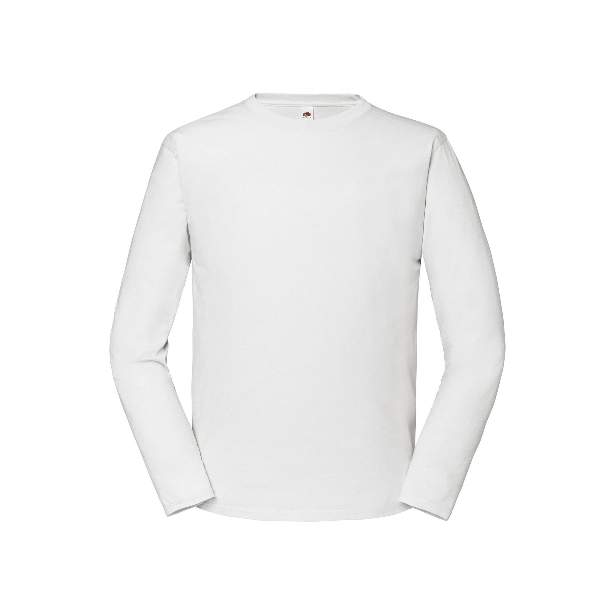 Fruit of the Loom Heren iconic 195 premium ringspun cotton t-shirt met lange mouwen