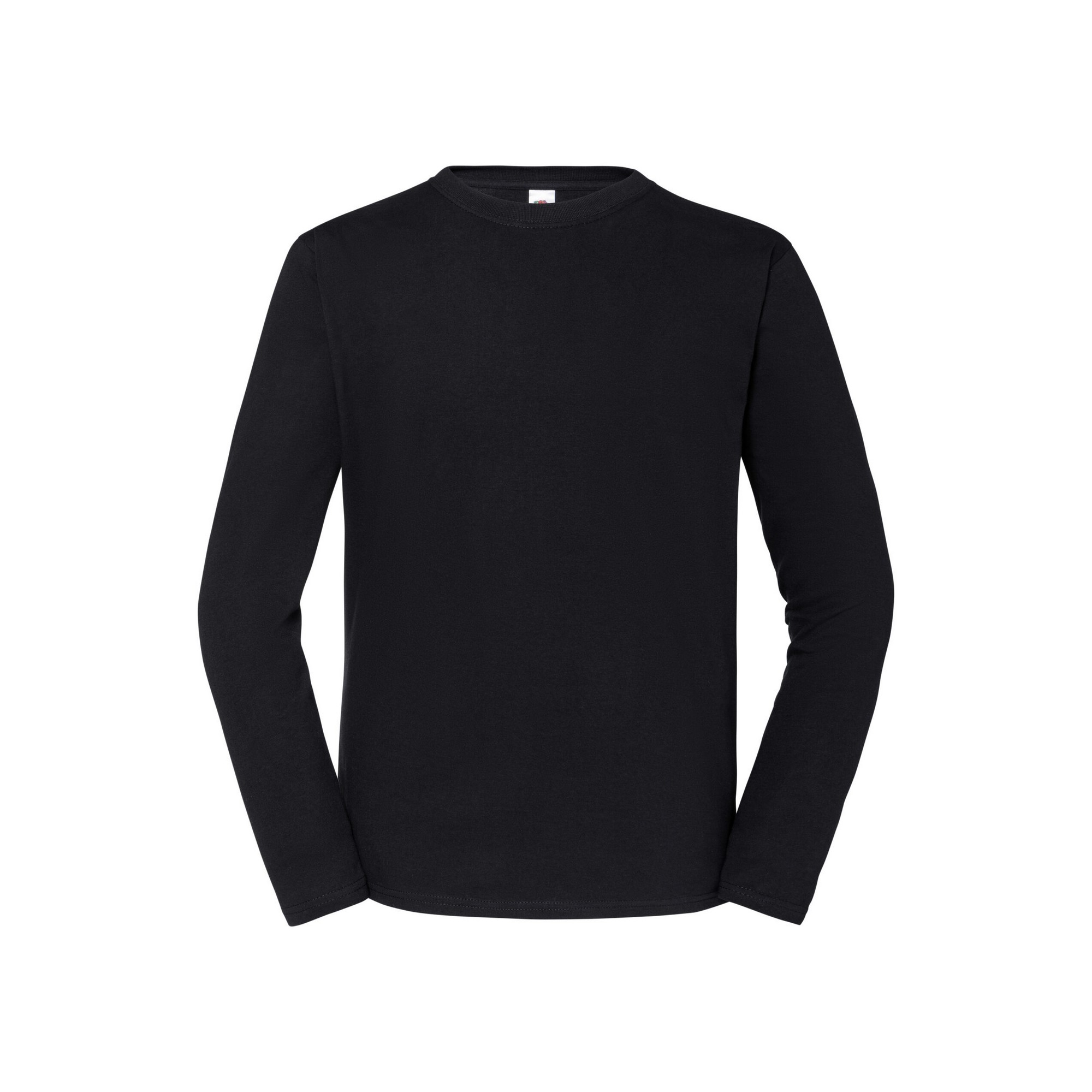 Fruit of the Loom Heren iconic 195 premium ringspun cotton t-shirt met lange mouwen
