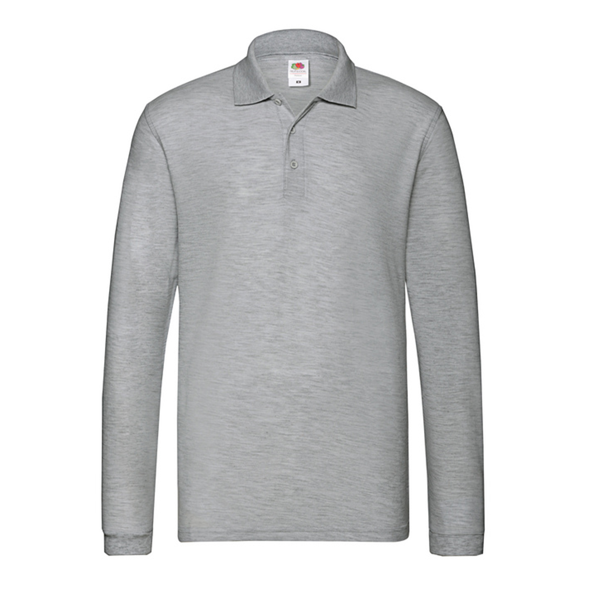 Fruit of the Loom Heren premium poloshirt met lange mouwen