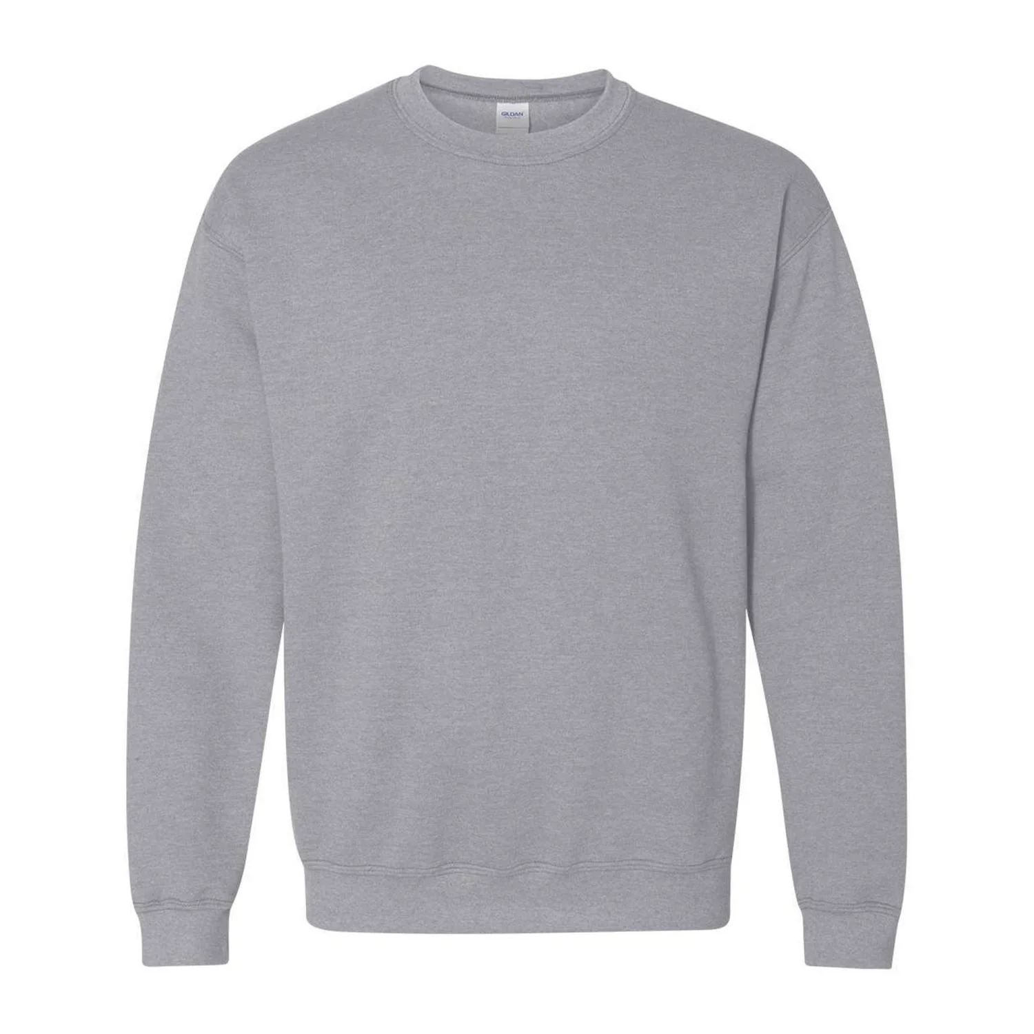 Gildan Unisex adult sweatshirt met zware mouwenhals