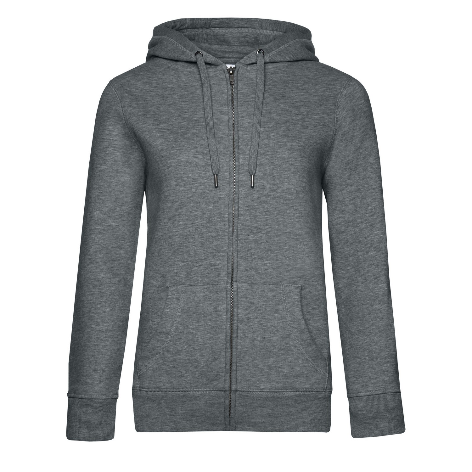 B and C Dames queen hoodie met rits