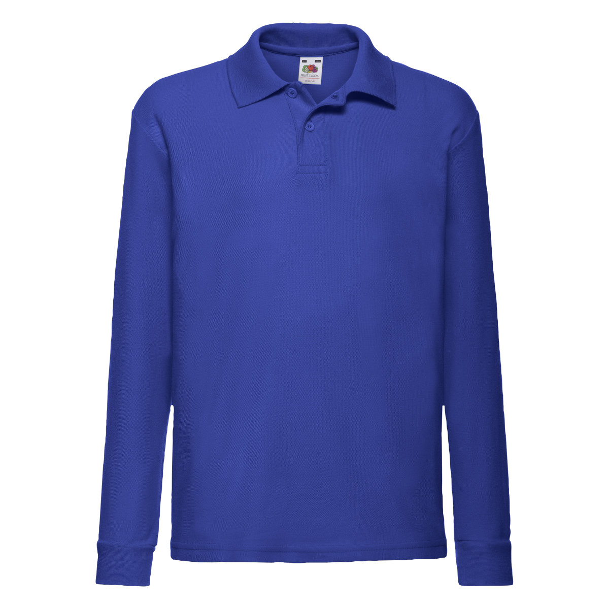 Fruit of the Loom Polo shirt met lange mouwen voor kinderen/kinderen