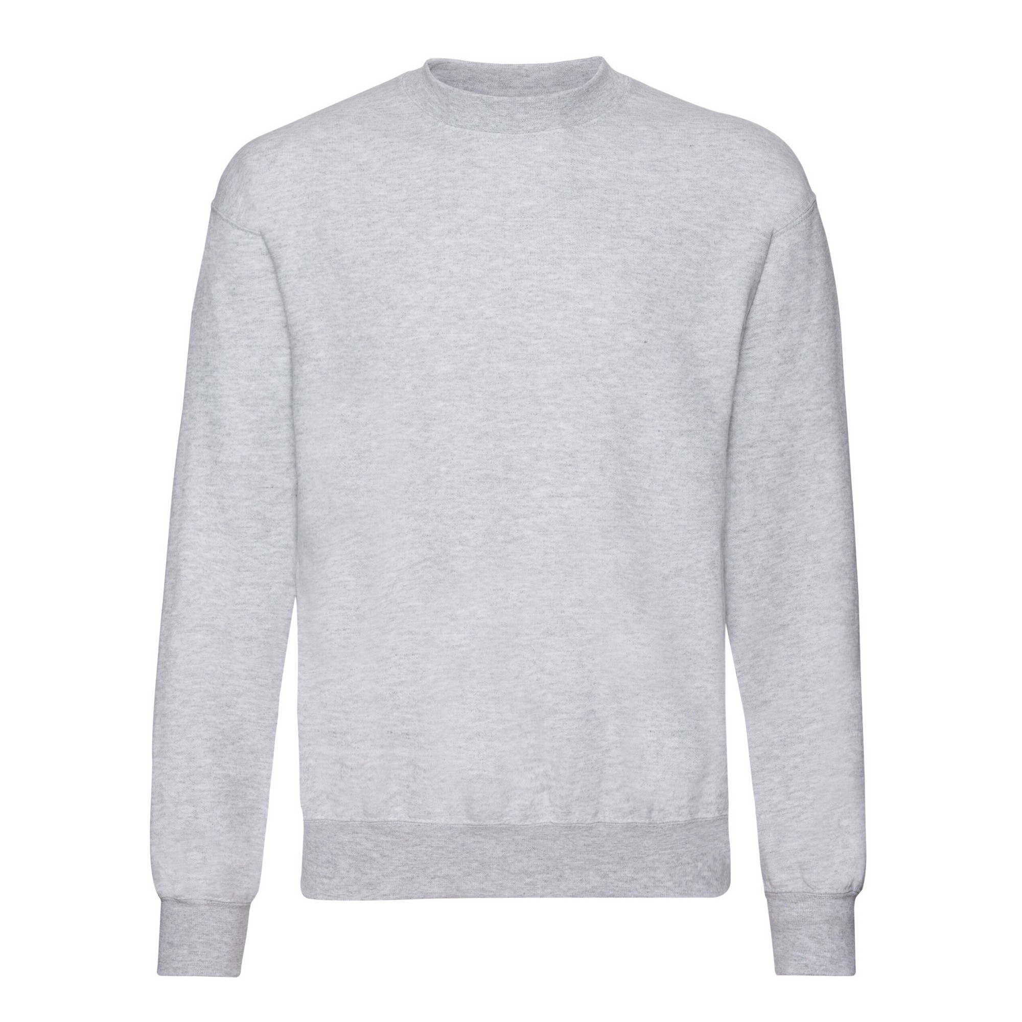 Fruit of the Loom Heren klassiek effen inzet sweatshirt