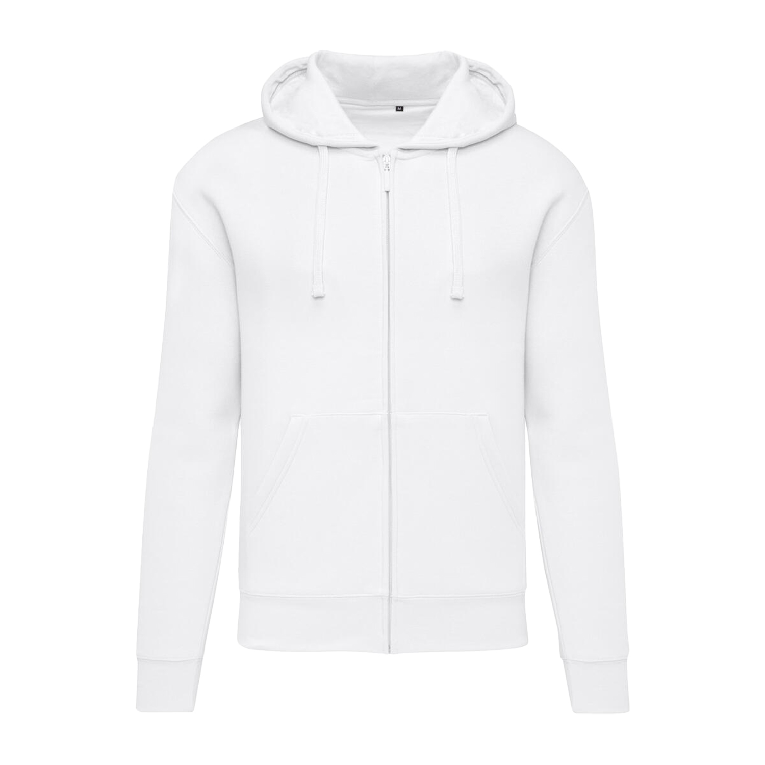 SG Heren met effen oxford hoodie met volledige rits