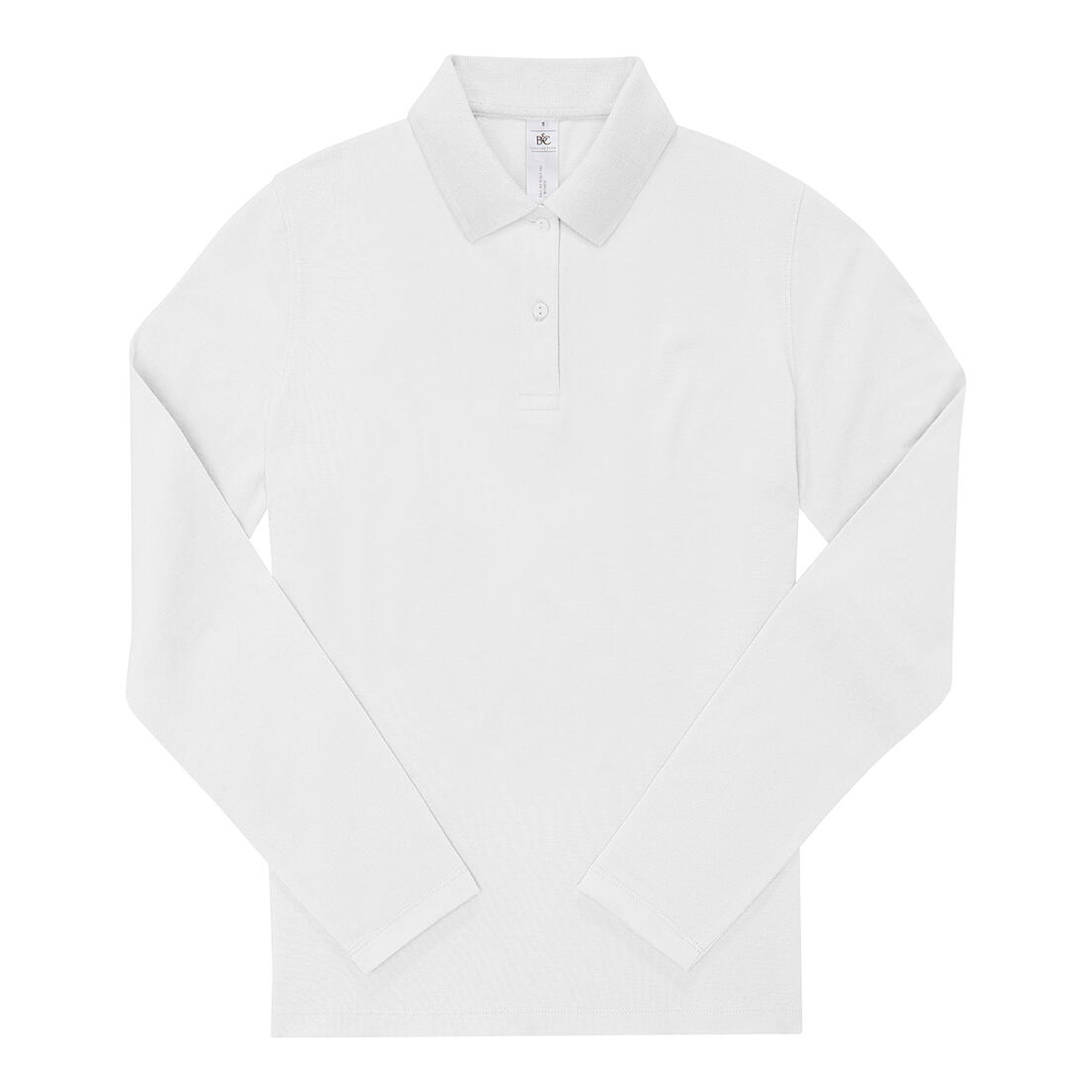 B and C Dames my polo 180 katoenen shirt met lange mouwen