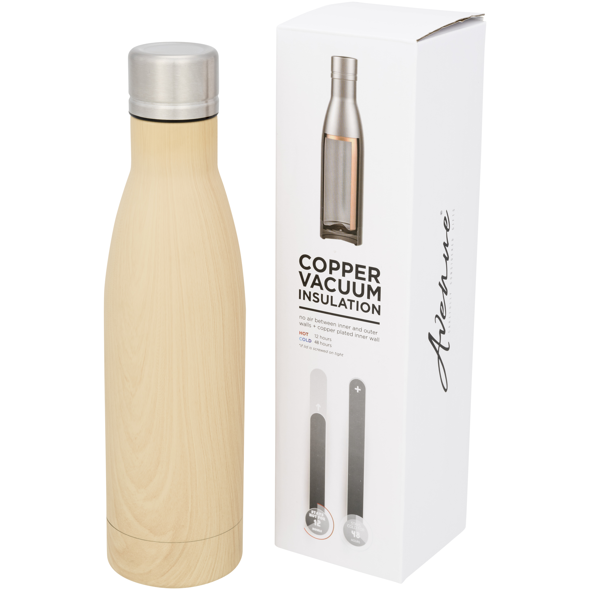 Avenue Vasa koperen vacuüm geïsoleerde fles