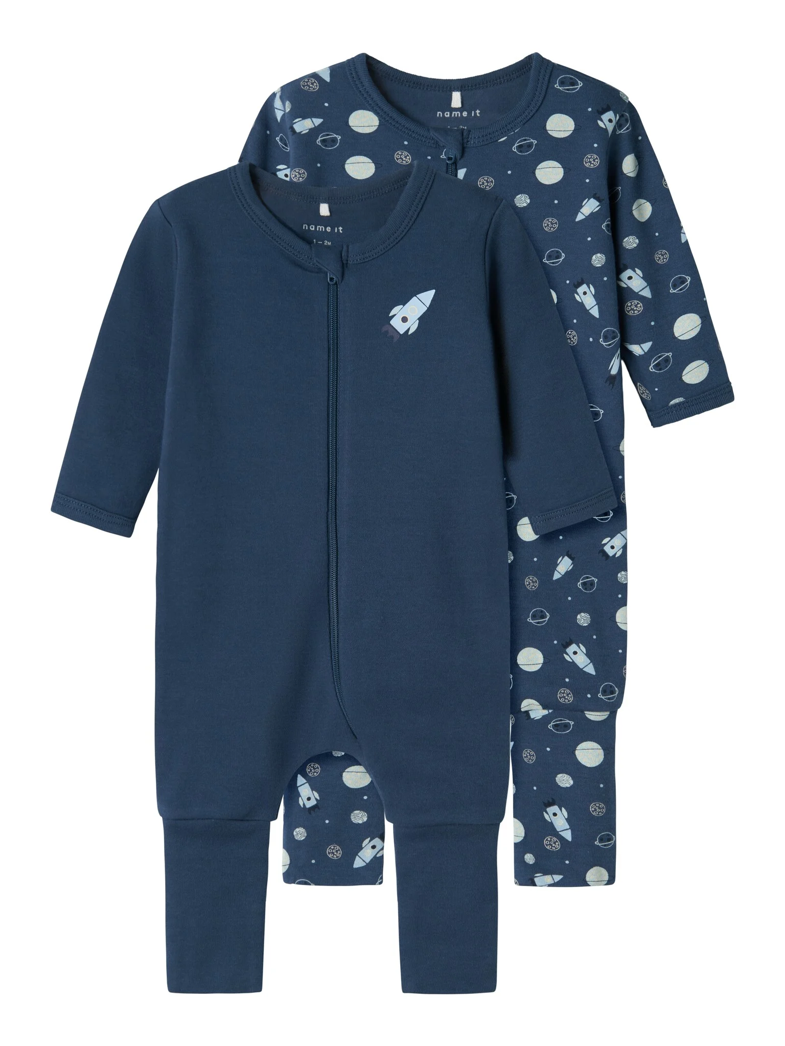 Name It Baby pyjama nbmnightsuit zip 2-pack