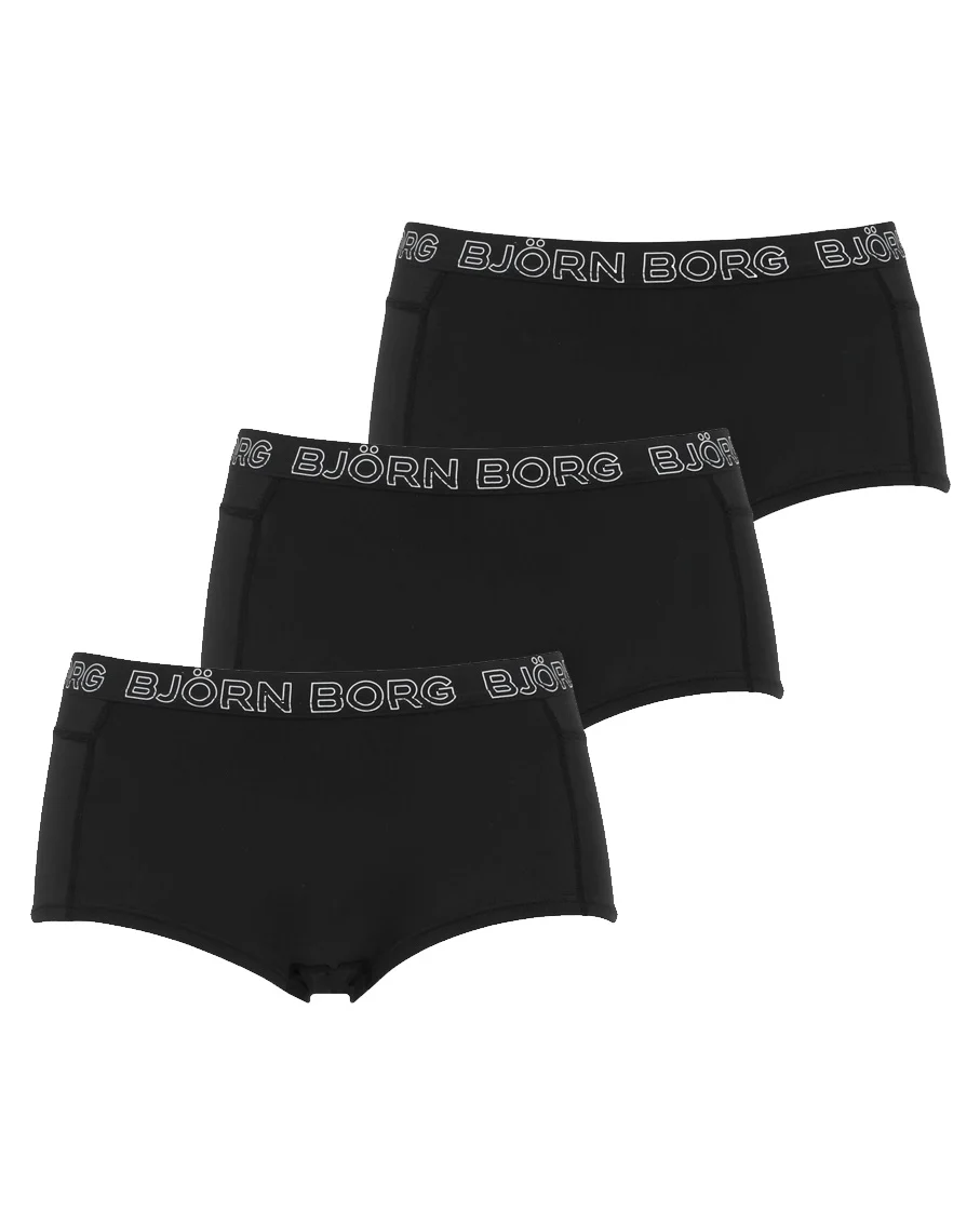 Björn Borg Dames minishorts 3p core performance