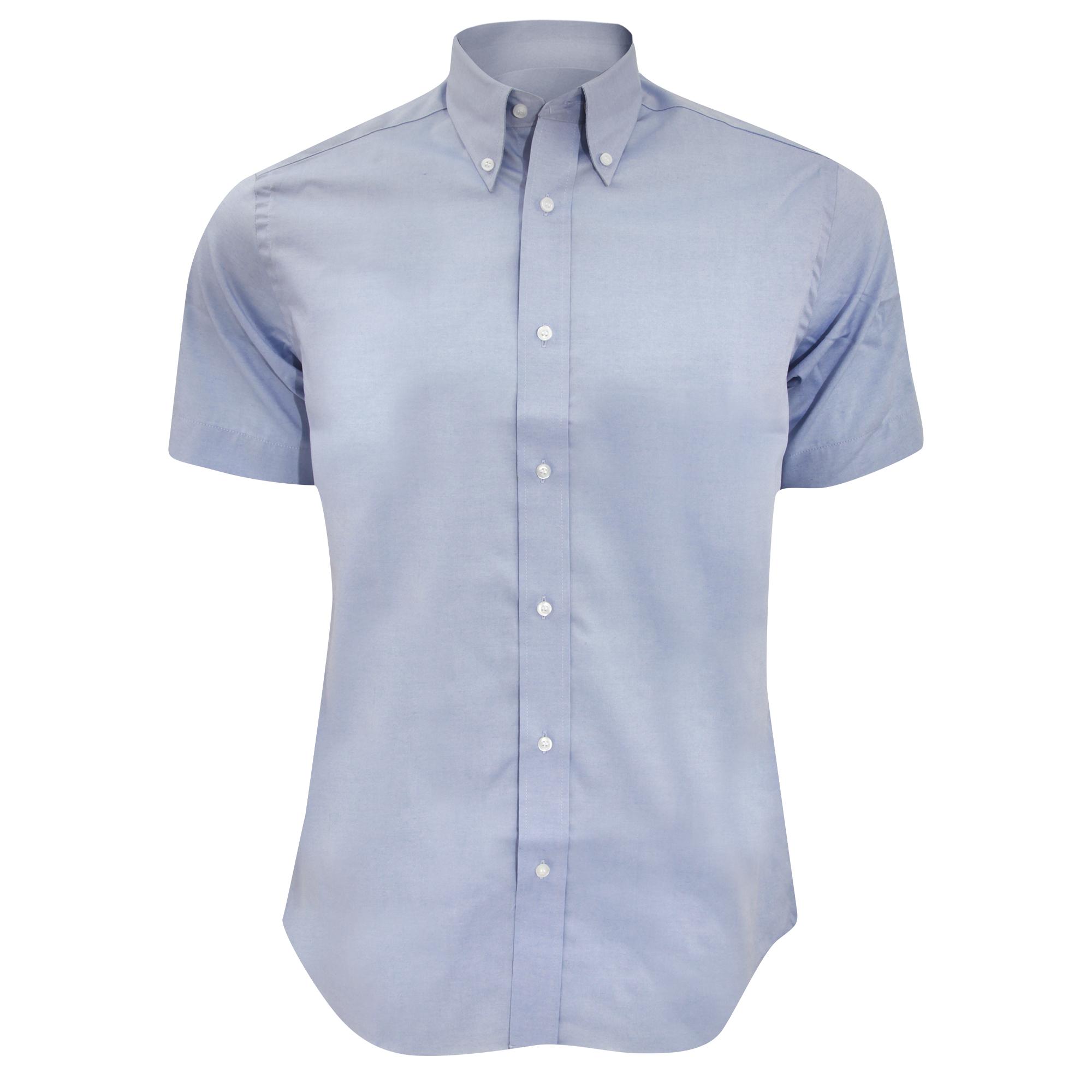 Kustom Kit Herenshirt met korte mouwen, op maat gemaakt, premium oxford shirt