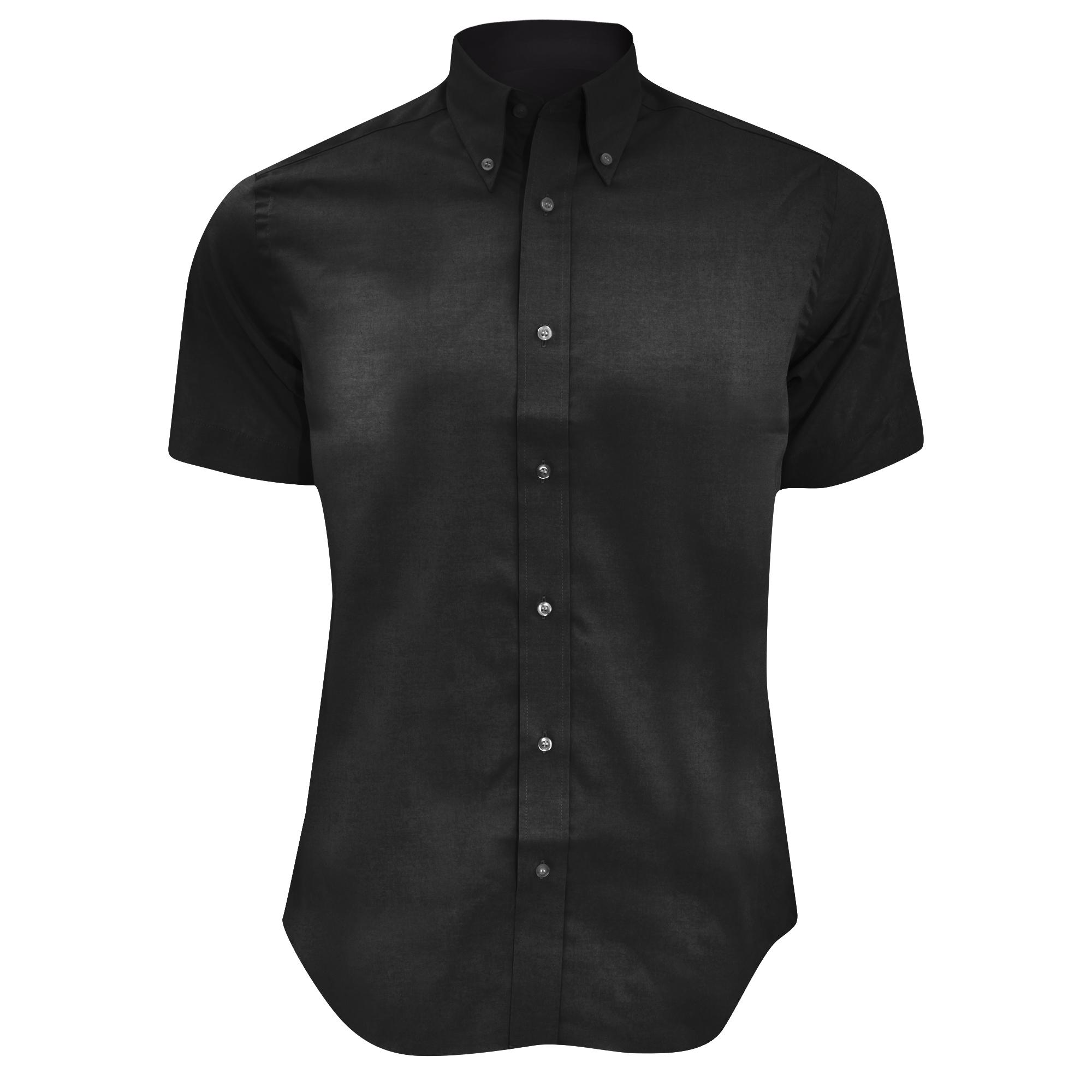 Kustom Kit Herenshirt met korte mouwen, op maat gemaakt, premium oxford shirt