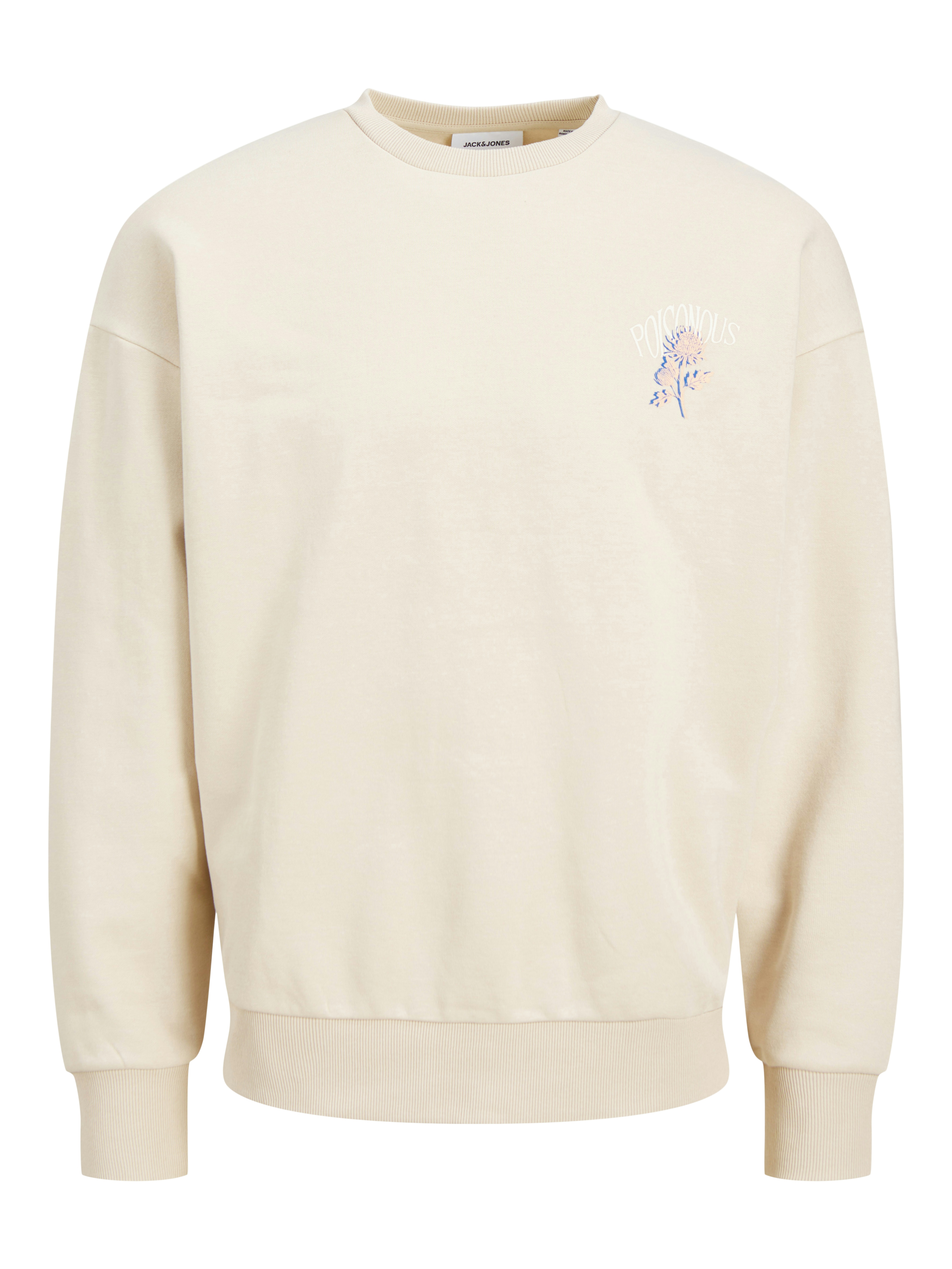 Jack & Jones Jjcharge printed sweat crew neck