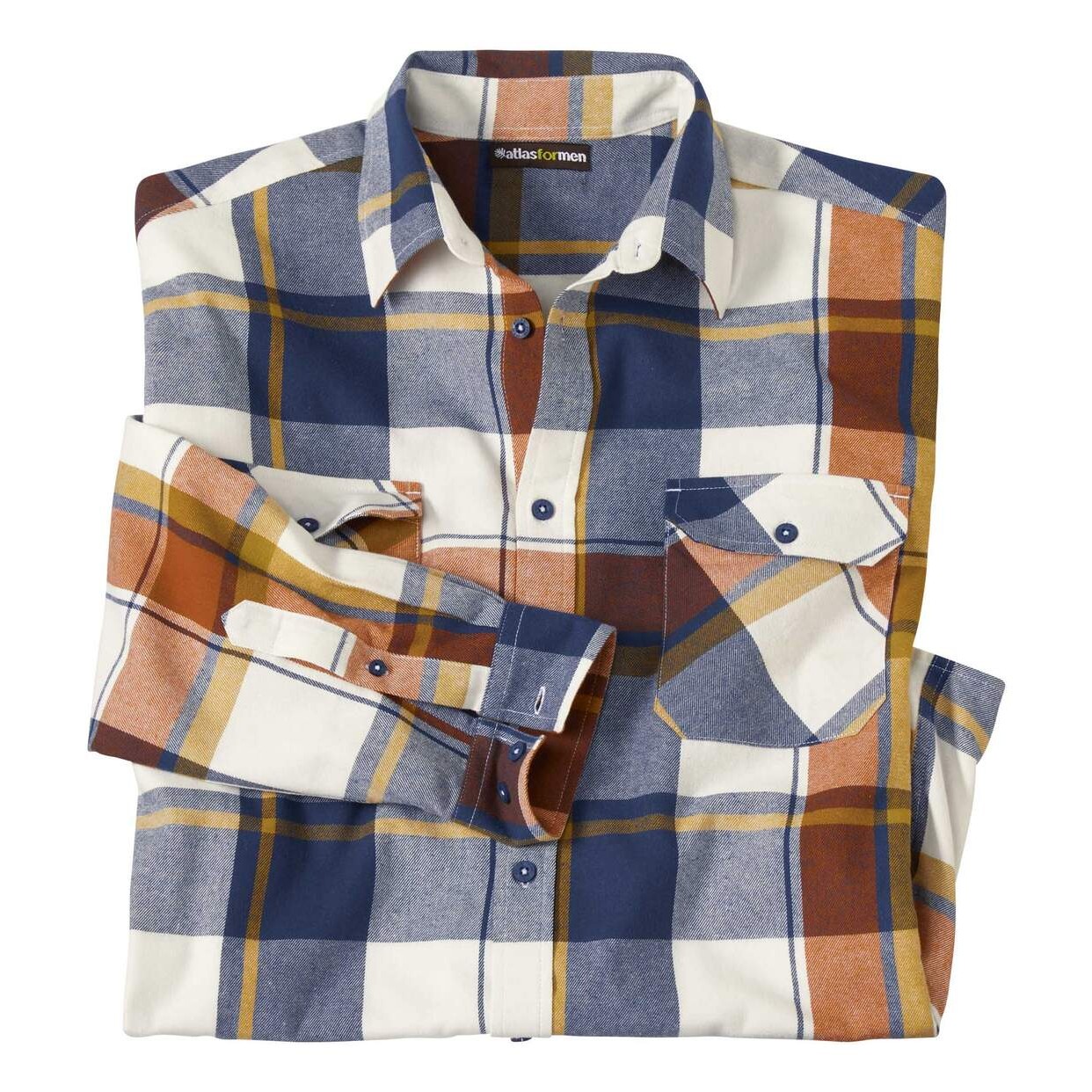 Atlas For Men Heren geruit flannel shirt