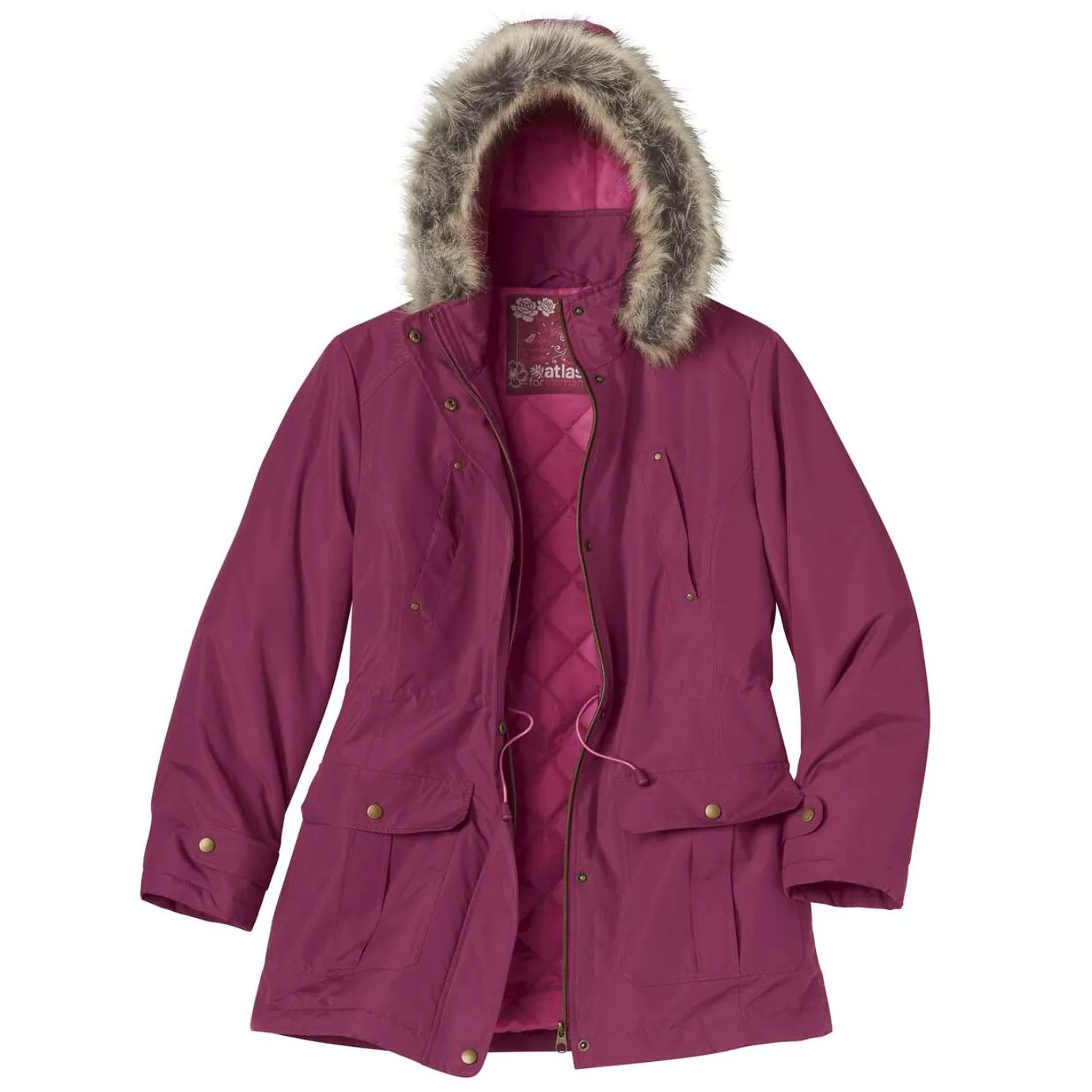 Atlas for Women Dames waterafstotende parka