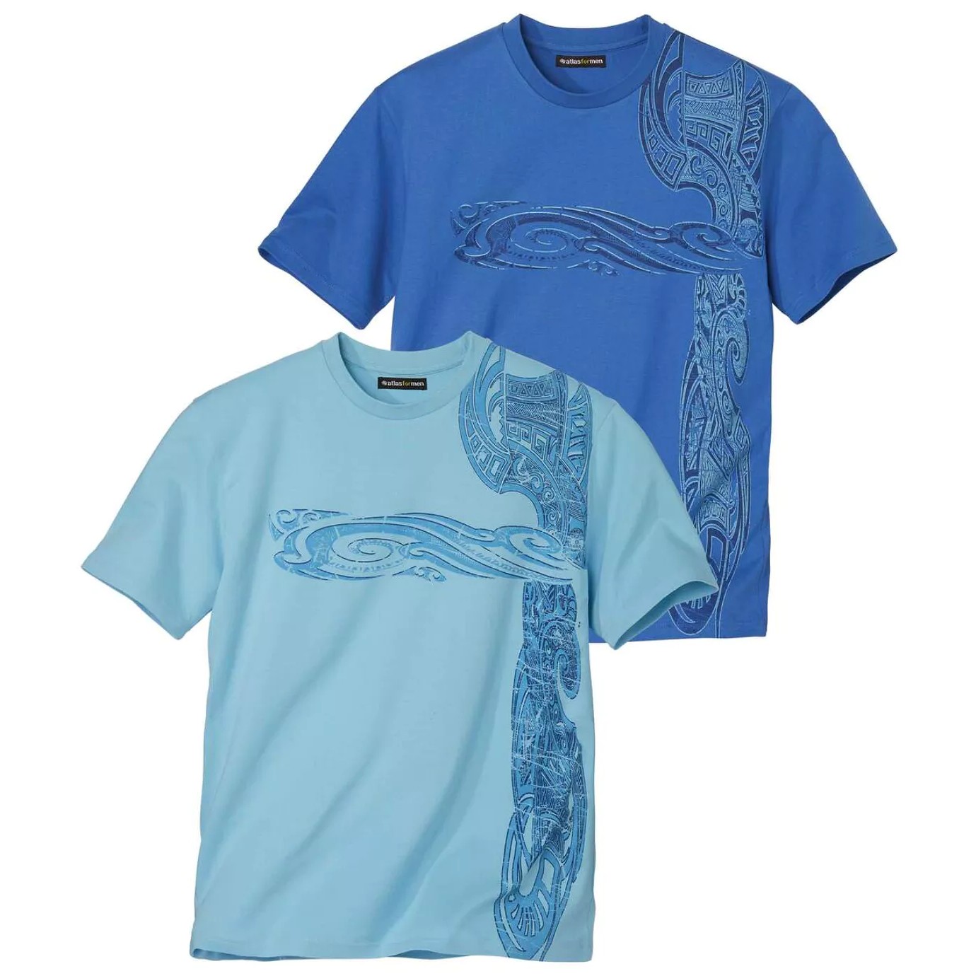 Atlas For Men Heren pacific t-shirt (set van 2)