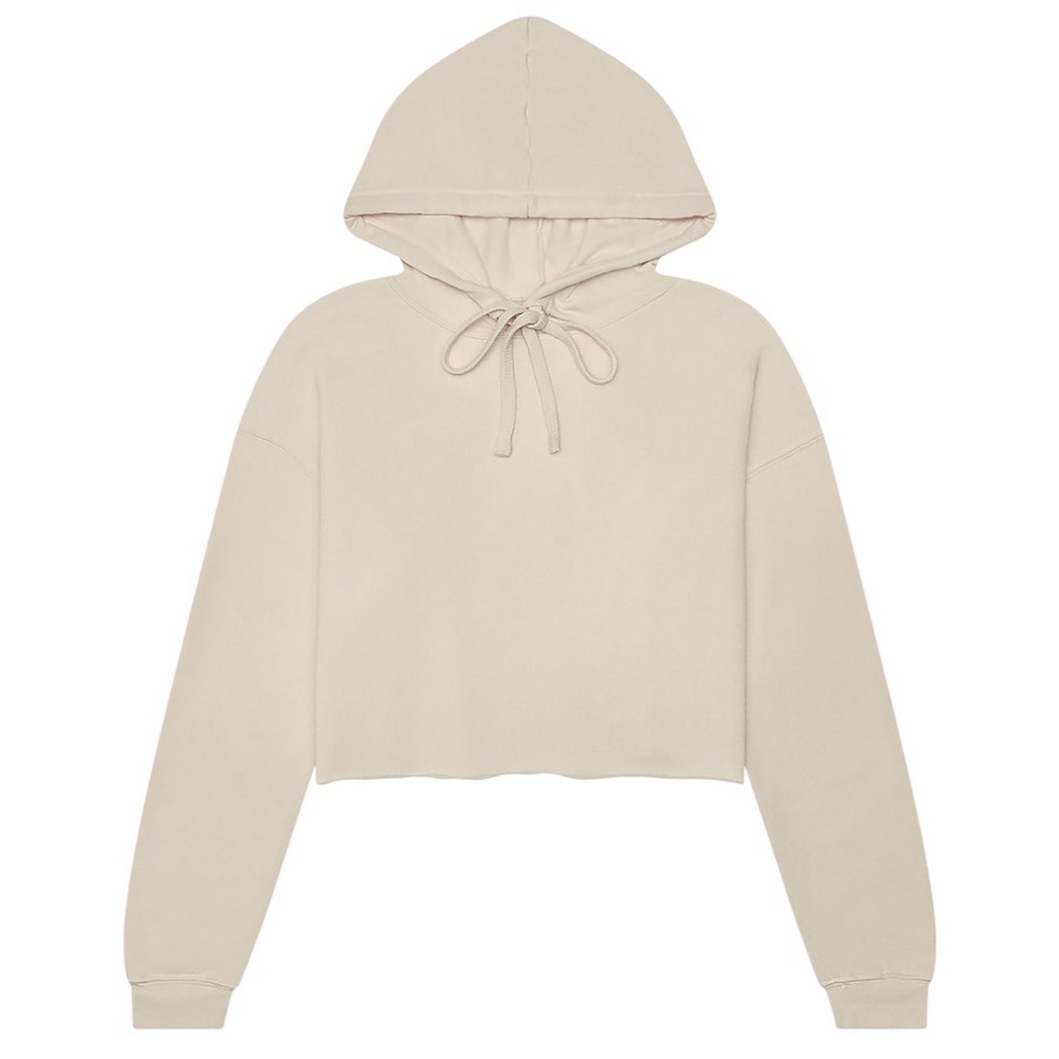 Bella + Canvas Dames fleece crop hoodie