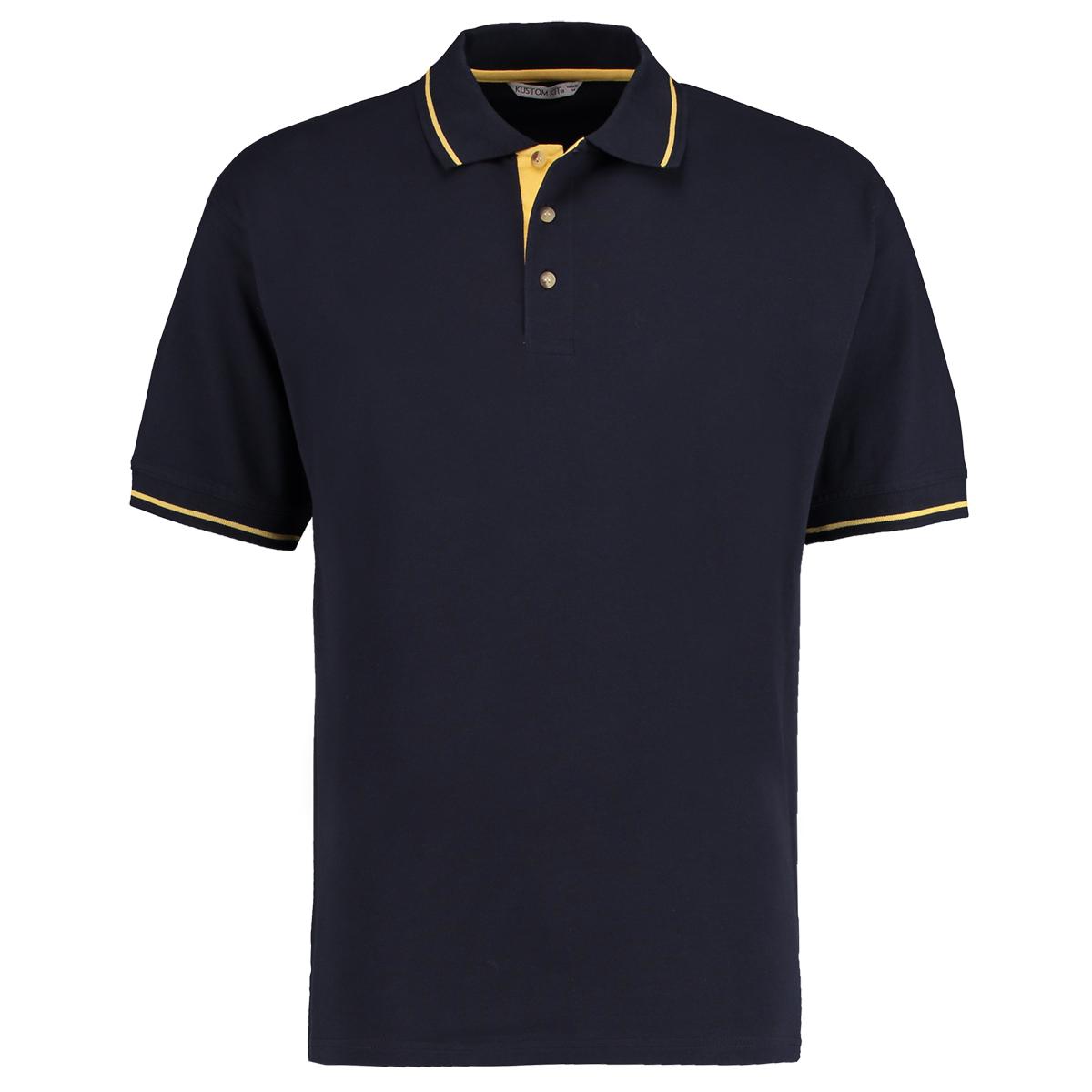 Kustom Kit Heren st. mellion heren poloshirt met korte mouwen