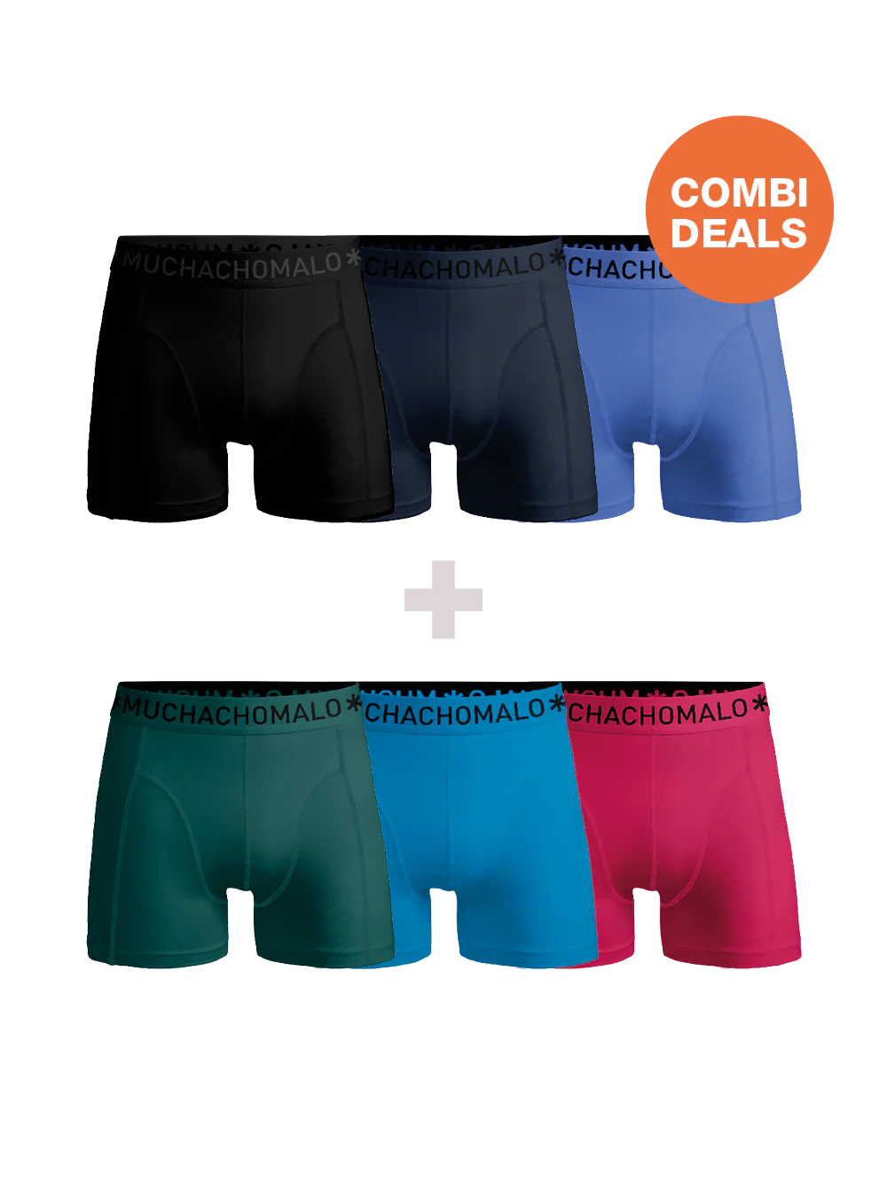 Muchachomalo Heren 3+3-pack boxershorts