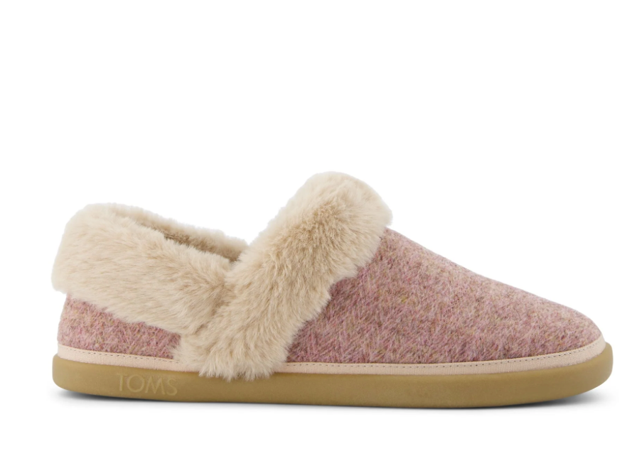 Toms Oslo 10021363 vintage pink cozy herringbone