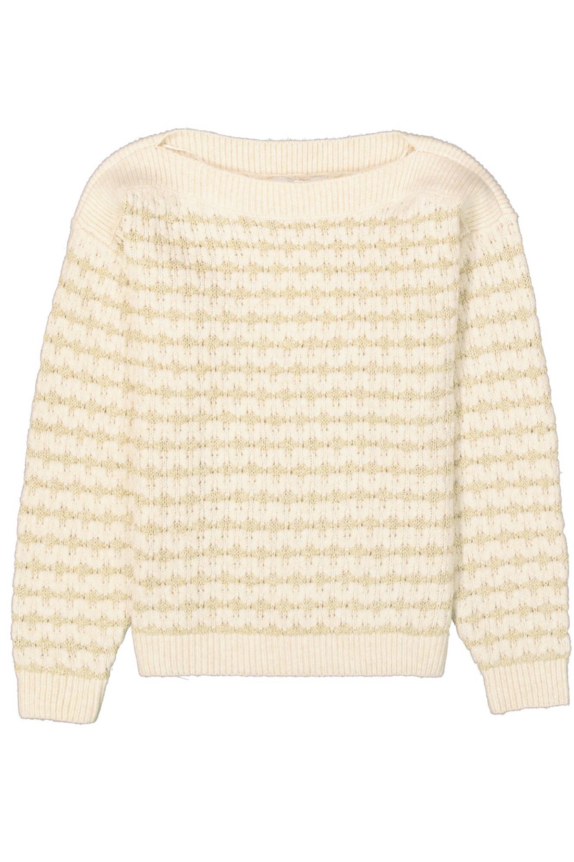 Garcia Jeans dames truien amp; vesten truien 4219.08.0012 ecru dessin