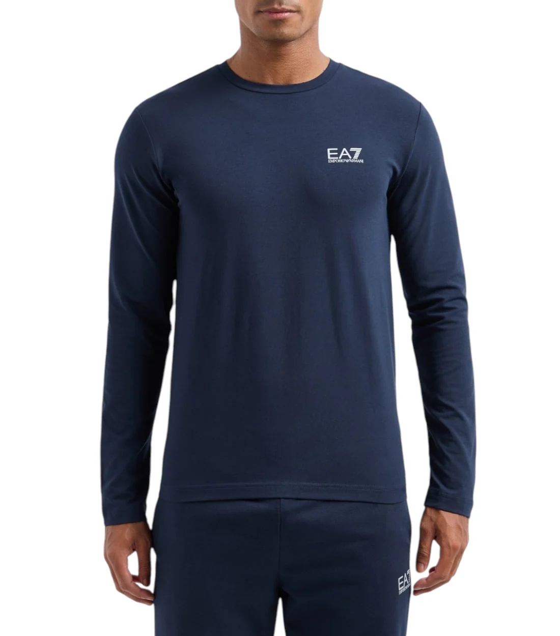 EA7 Long-sleeved core identity t-shirt