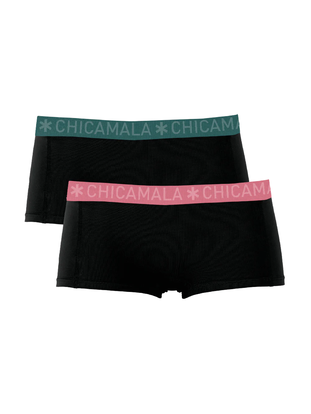 Muchachomalo Meisjes 2-pack boxershorts effen