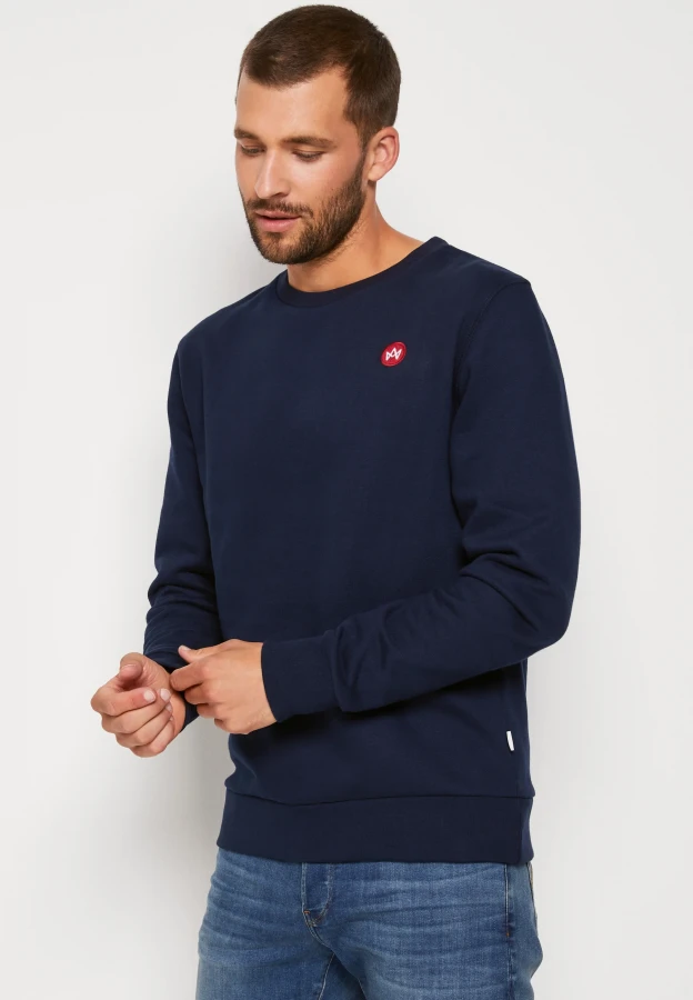 Kronstadt Lars ks3527 469 sky captain heren crew neck sweater