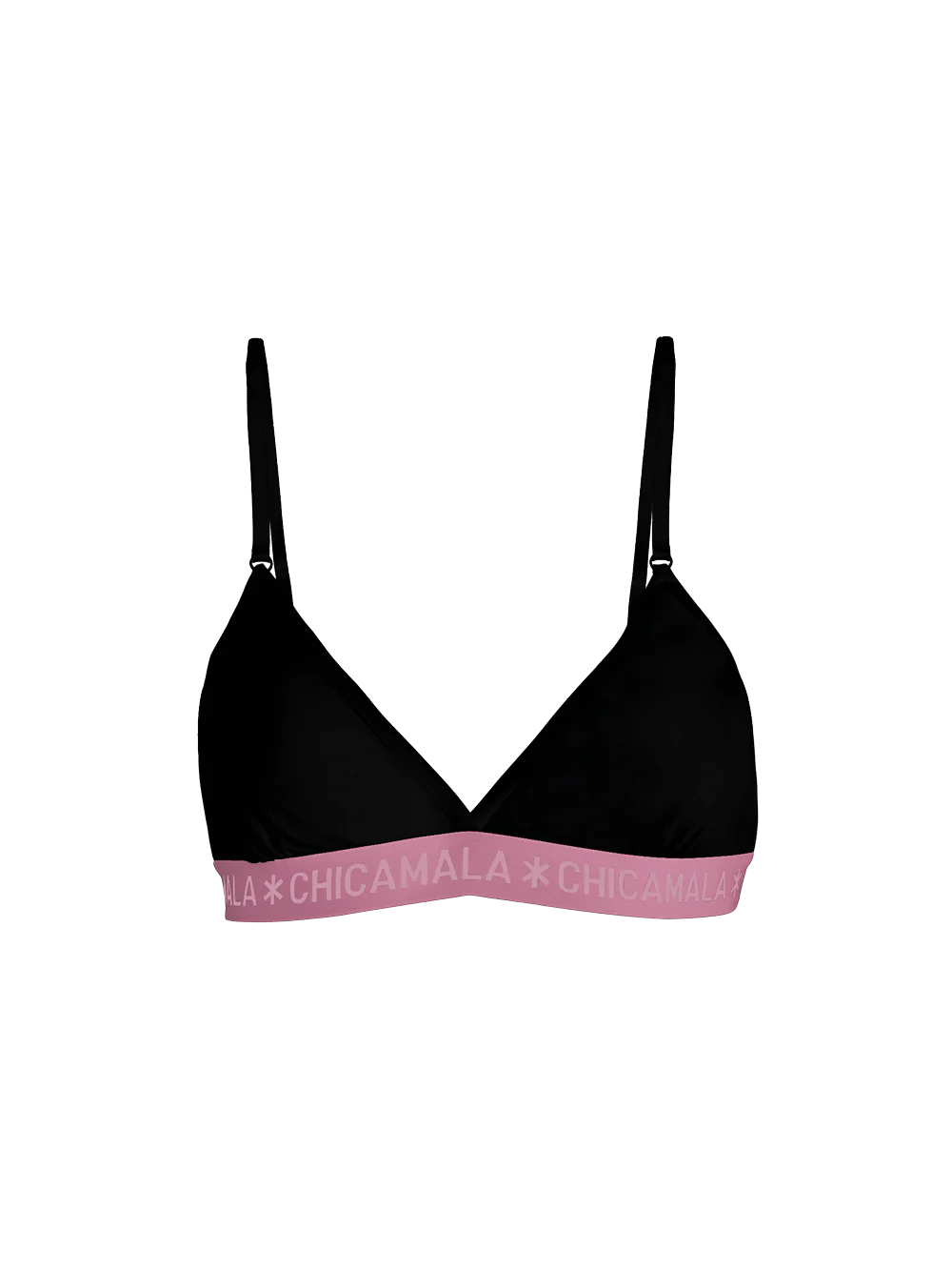 Muchachomalo Meisjes 1-pack triangle top effen