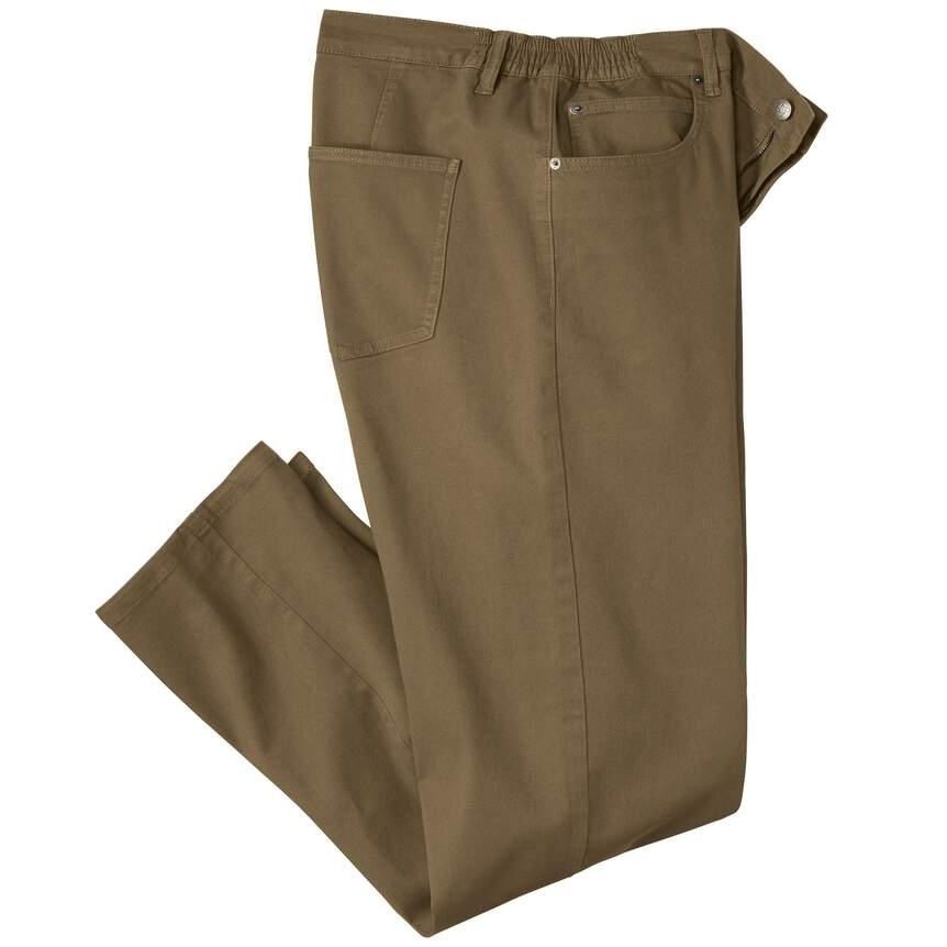 Atlas For Men Heren elastische taille regular broek